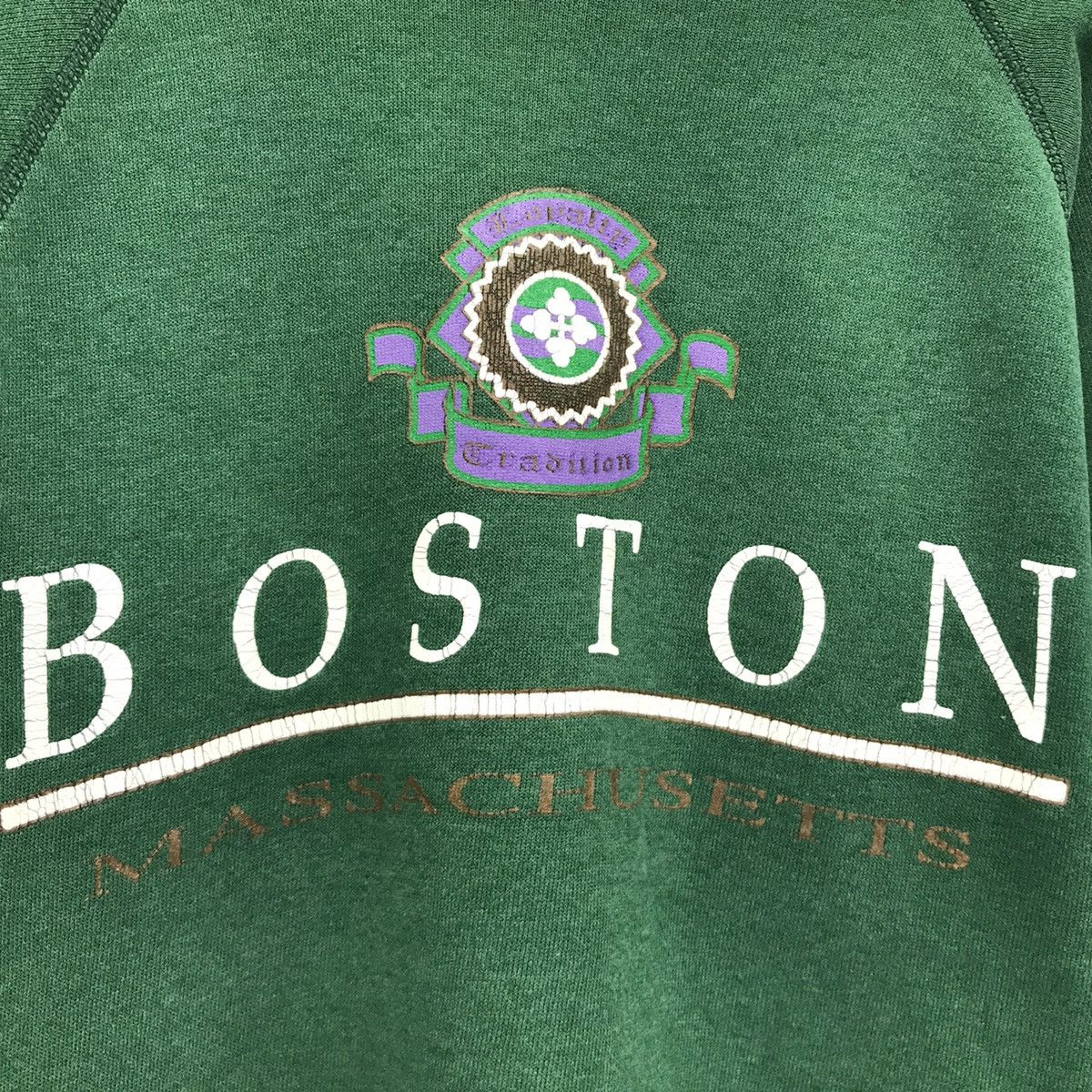 Vintage Vintage 80s Boston Big Logo Sweatshirt Size US M / EU 48-50 / 2 - 4 Thumbnail