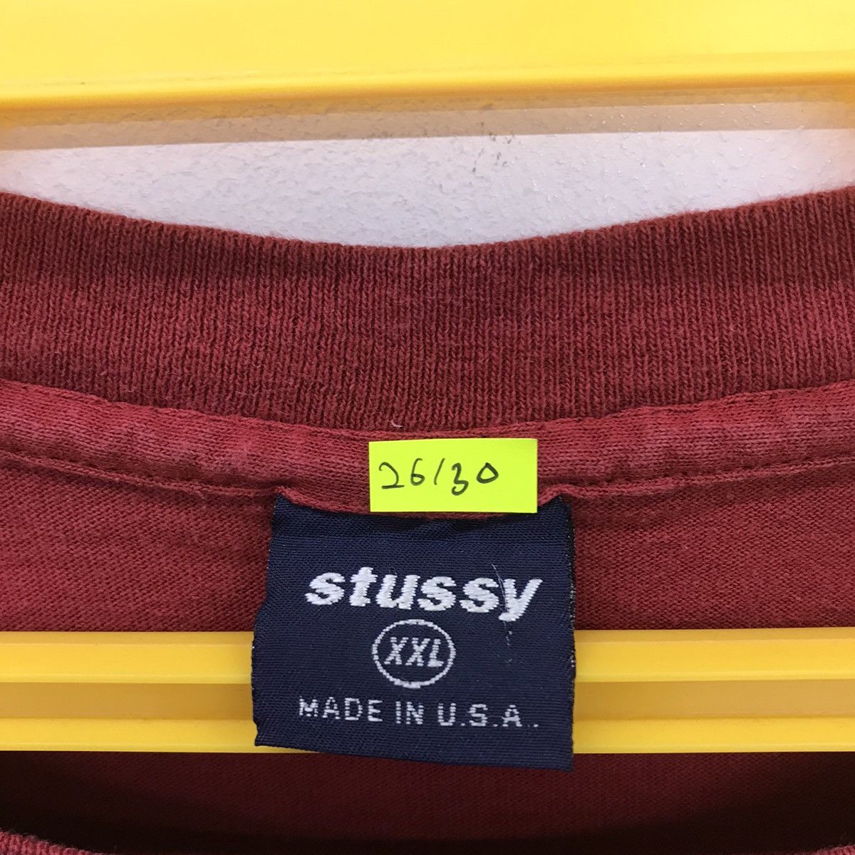 Stussy Rare!! Stussy Spellout tee Size US XXL / EU 58 / 5 - 10 Thumbnail