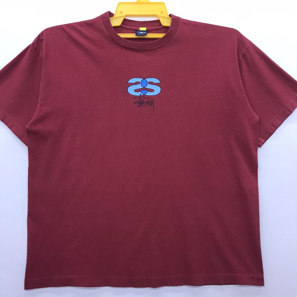 Stussy Rare!! Stussy Spellout tee Size US XXL / EU 58 / 5 - 6 Thumbnail