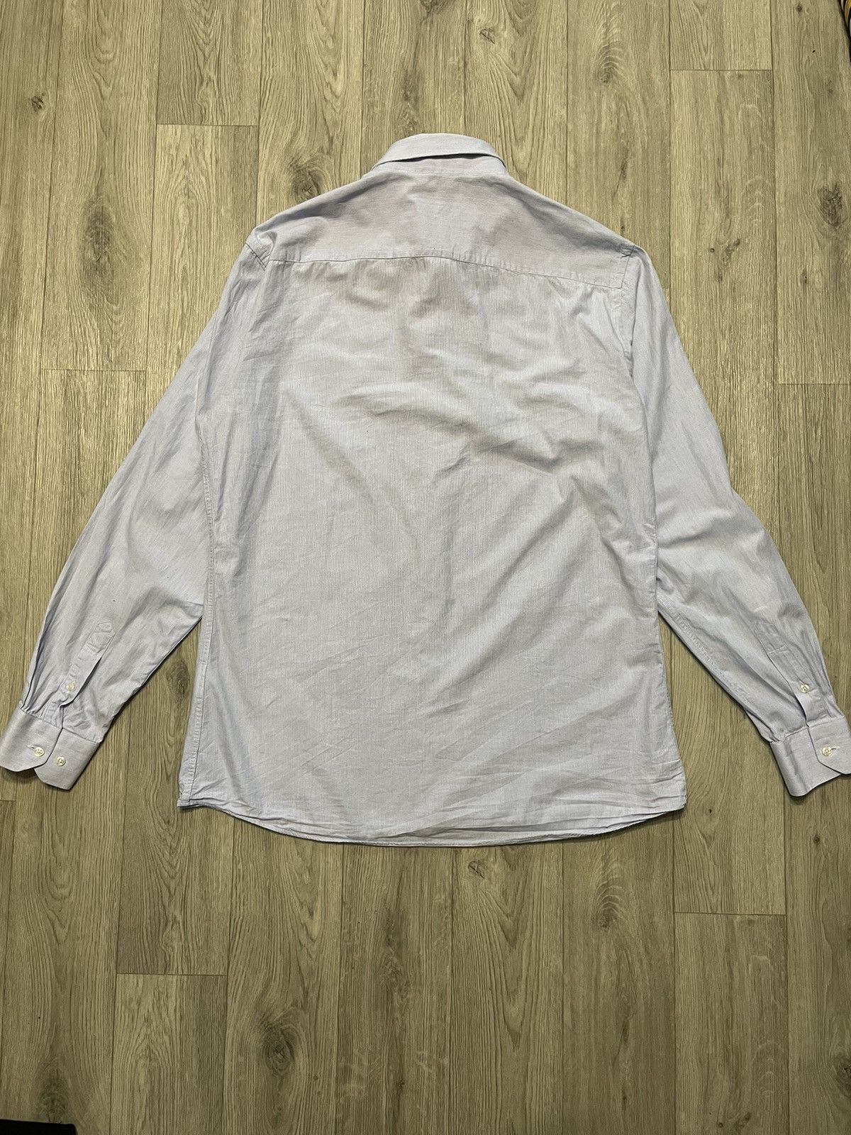 Designer × Moschino × Vintage Moschino Vintage Blue Heart Embroidered Shirt Size US M / EU 48-50 / 2 - 2 Thumbnail