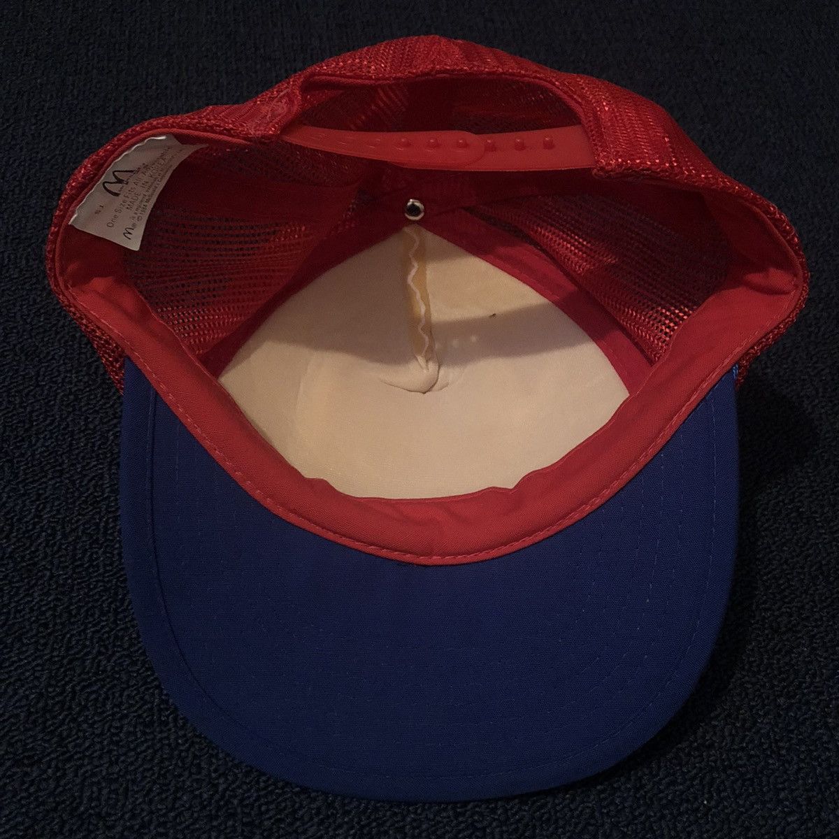 USA Olympics Vintage 1984 USA Olympics McDonald’s Script Trucker Hat 80s Size ONE SIZE - 5 Thumbnail