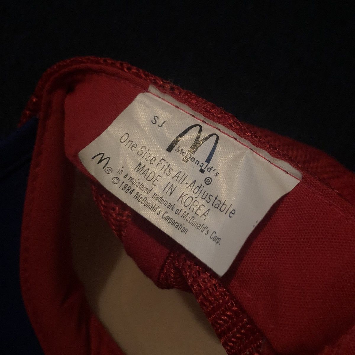 USA Olympics Vintage 1984 USA Olympics McDonald’s Script Trucker Hat 80s Size ONE SIZE - 6 Thumbnail