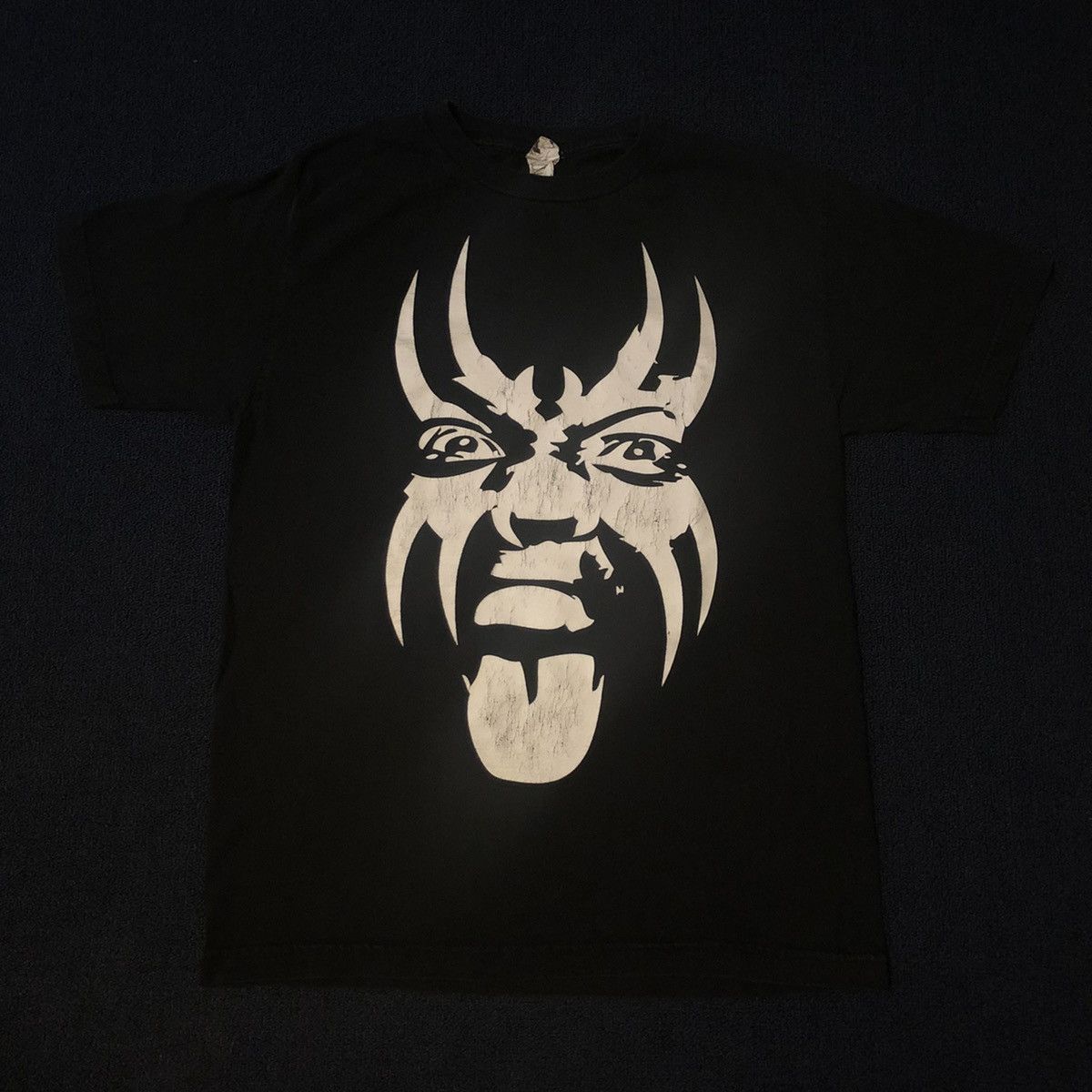 Rap Tees Vintage 2000s Krizz Kaliko Tech N9ne Strange Music Face Tee Size US M / EU 48-50 / 2 - 3 Thumbnail