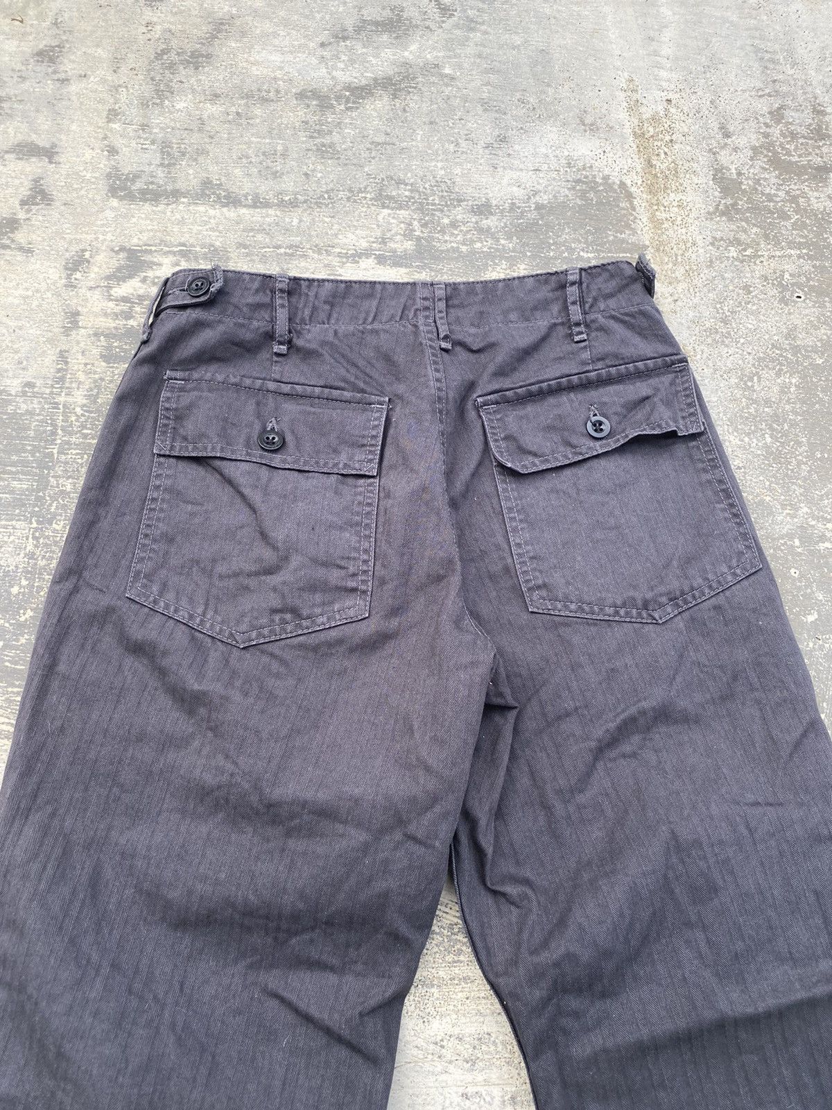 Two Moon TWO MOON JAPAN HERRINGBONE MILITARY PUNK RAVE GORPCORE WORK Size US 28 / EU 44 - 7 Thumbnail