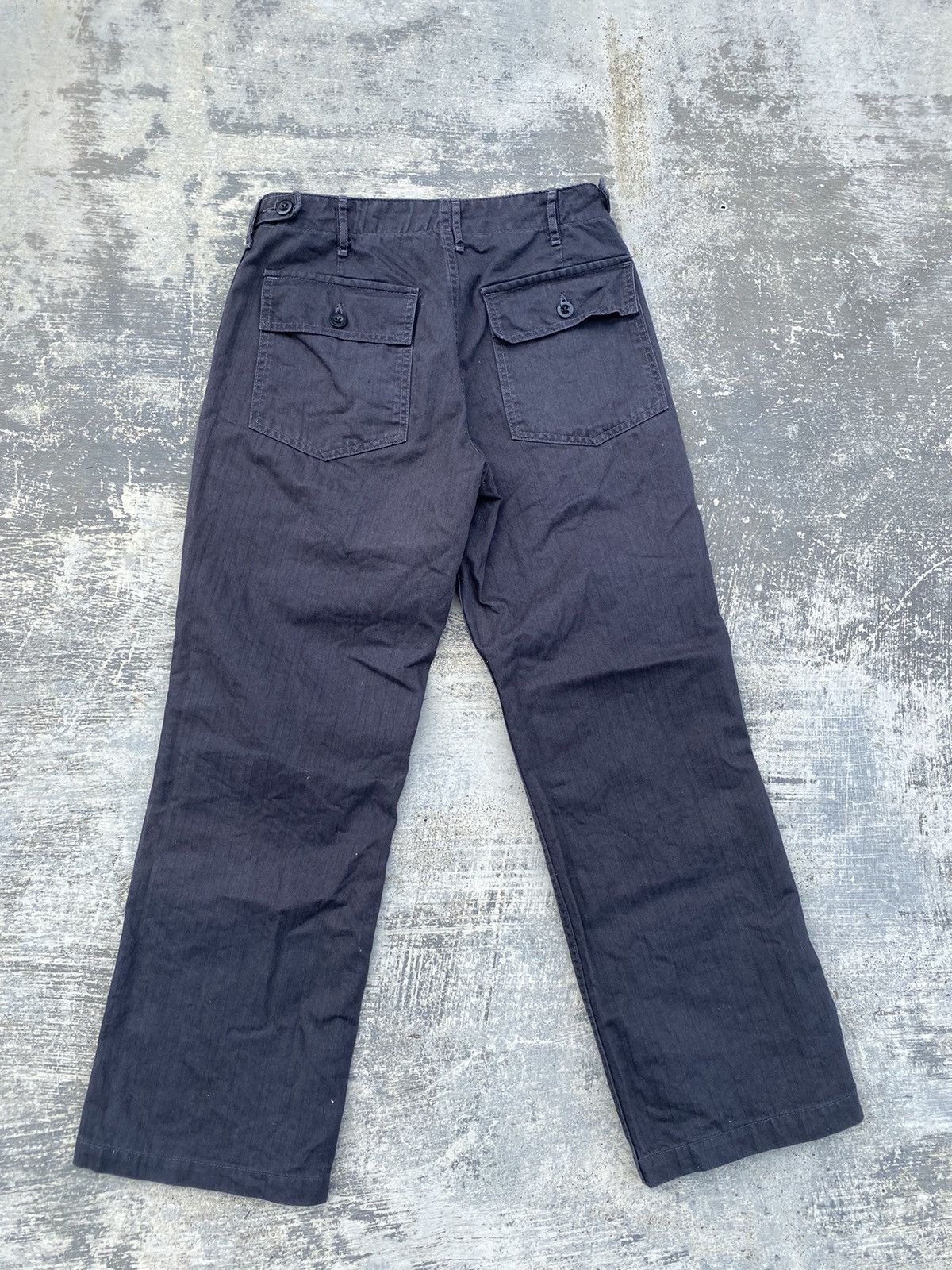 Two Moon TWO MOON JAPAN HERRINGBONE MILITARY PUNK RAVE GORPCORE WORK Size US 28 / EU 44 - 2 Thumbnail