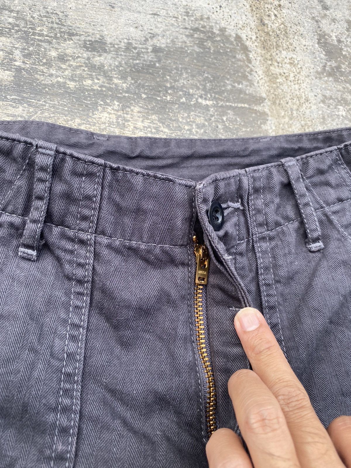Two Moon TWO MOON JAPAN HERRINGBONE MILITARY PUNK RAVE GORPCORE WORK Size US 28 / EU 44 - 6 Thumbnail