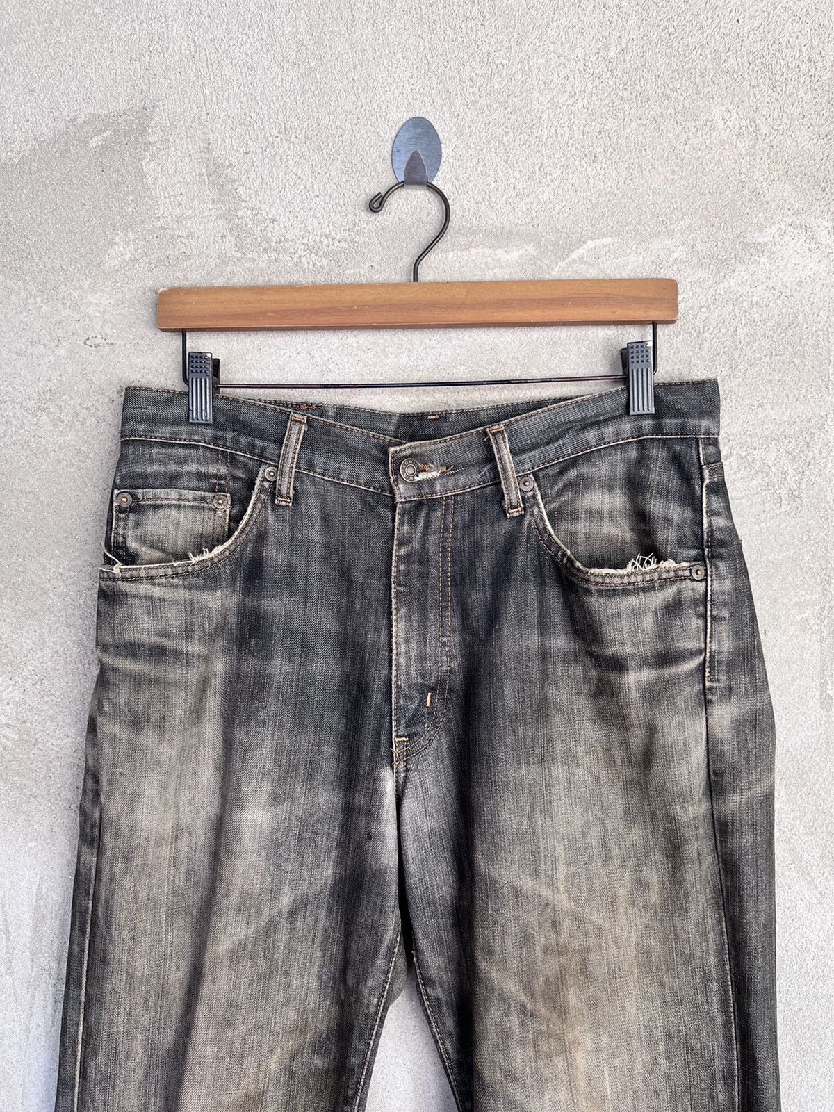 Edwin Vintage Edwin Distressed Denim Pant Size US 32 / EU 48 - 3 Thumbnail