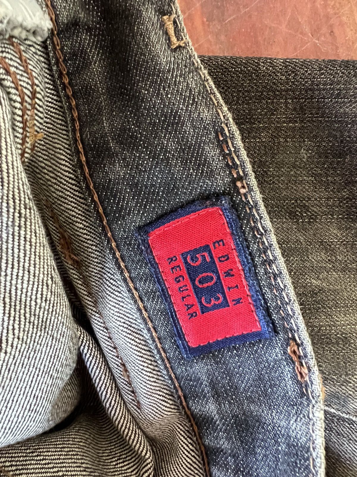 Edwin Vintage Edwin Distressed Denim Pant Size US 32 / EU 48 - 13 Thumbnail
