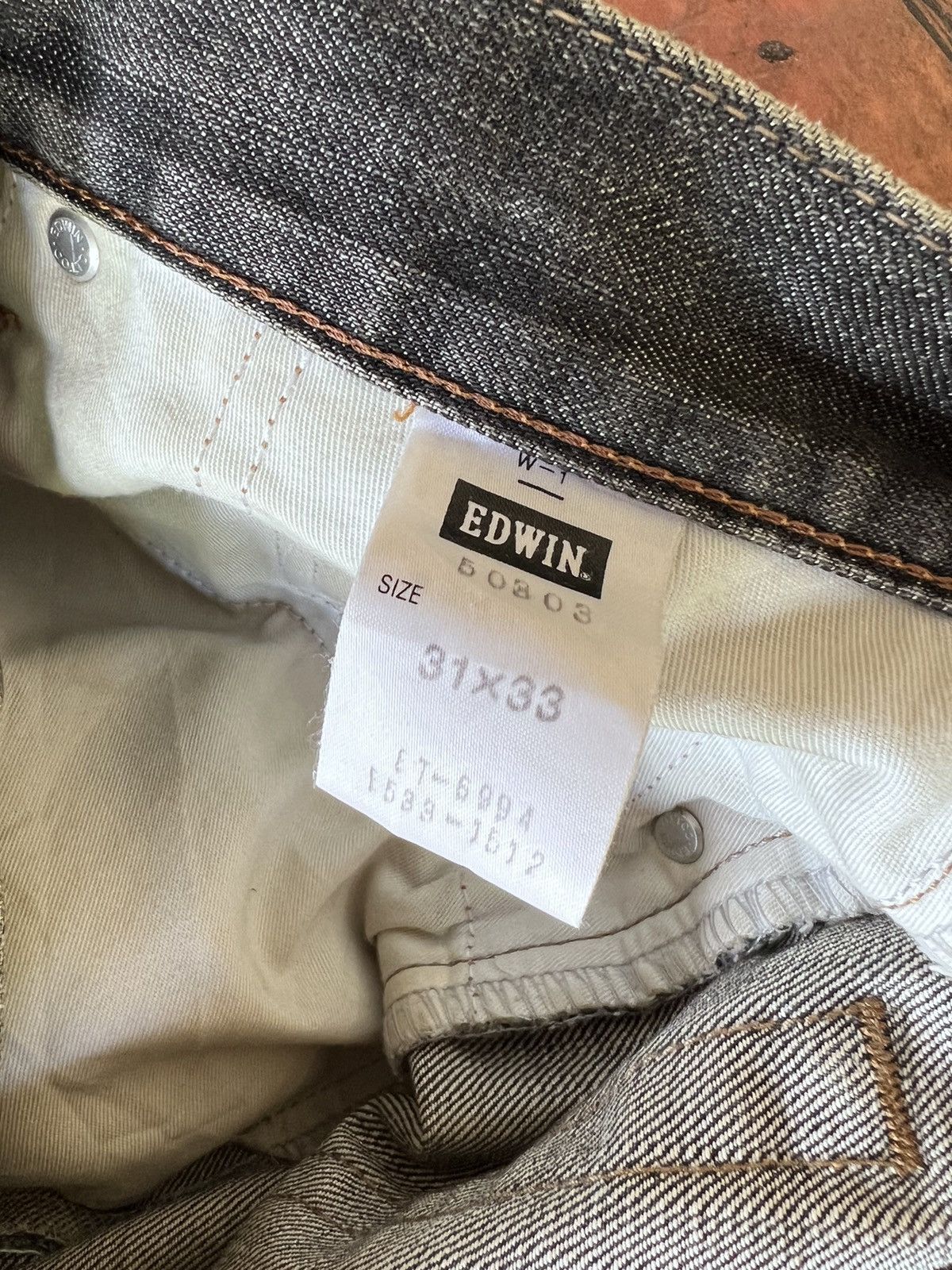 Edwin Vintage Edwin Distressed Denim Pant Size US 32 / EU 48 - 12 Thumbnail