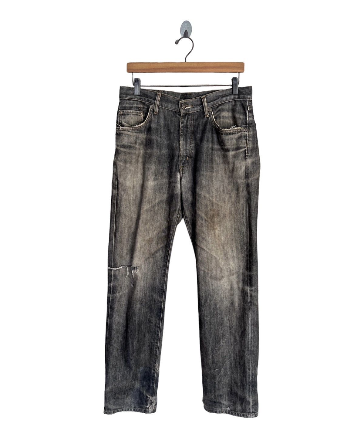 Edwin Vintage Edwin Distressed Denim Pant Size US 32 / EU 48 - 1 Thumbnail