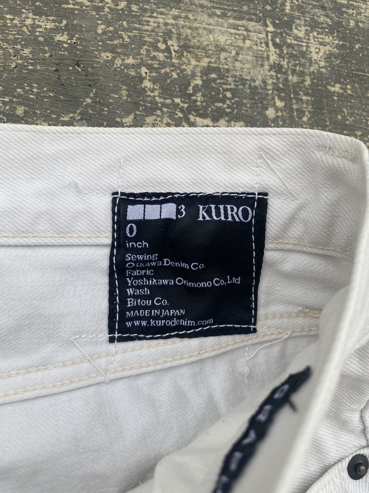 KURO JAPAN KURO SELVEDGE PUNK RAVE GRUNGE COWBOY GORPCORE ROCKER Size US 29 - 5 Thumbnail