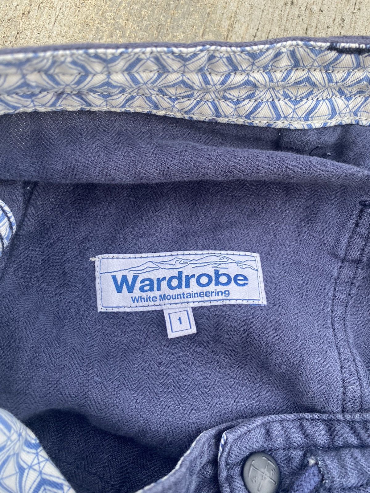 Japanese Brand × White Mountaineering 2015SS WHITE MOUNTAINEERING SUN FADED NAVY MILITARY GORPCORE Size US 31 - 2 Thumbnail