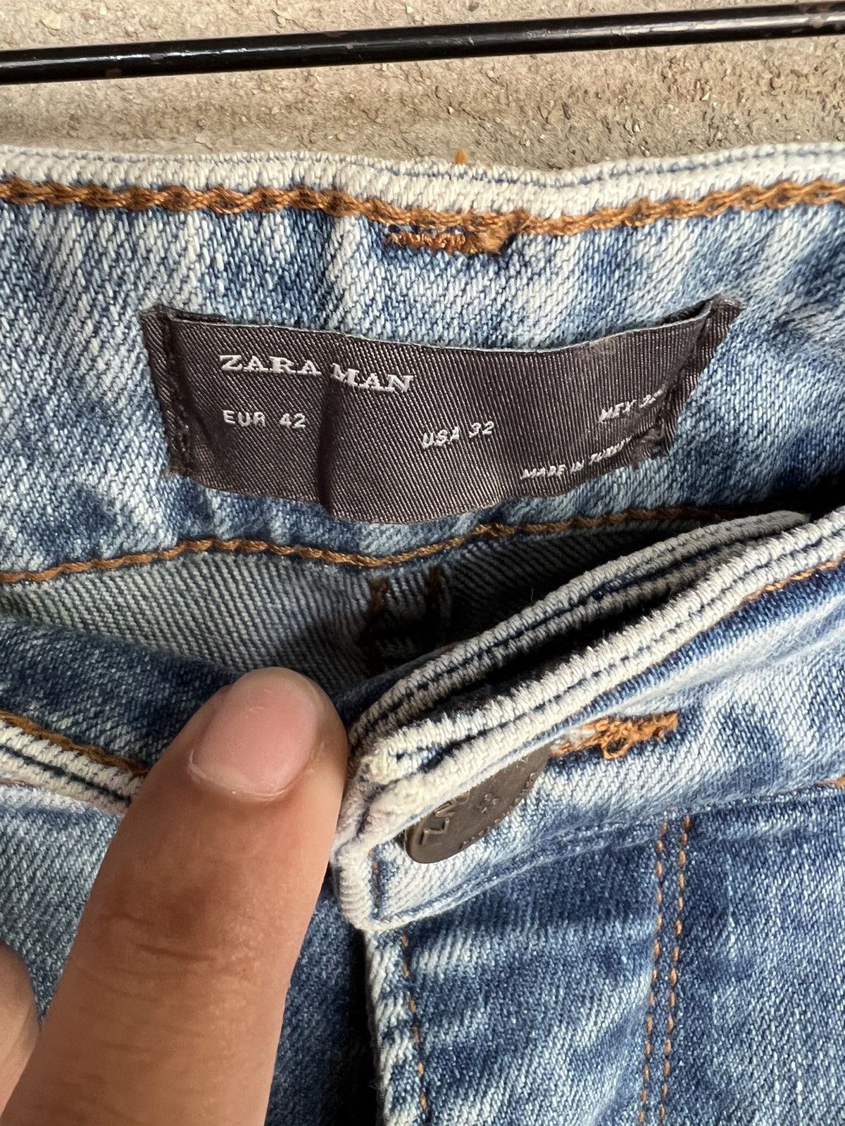Zara Zara Distressed Denim Pant Size US 32 / EU 48 - 5 Thumbnail