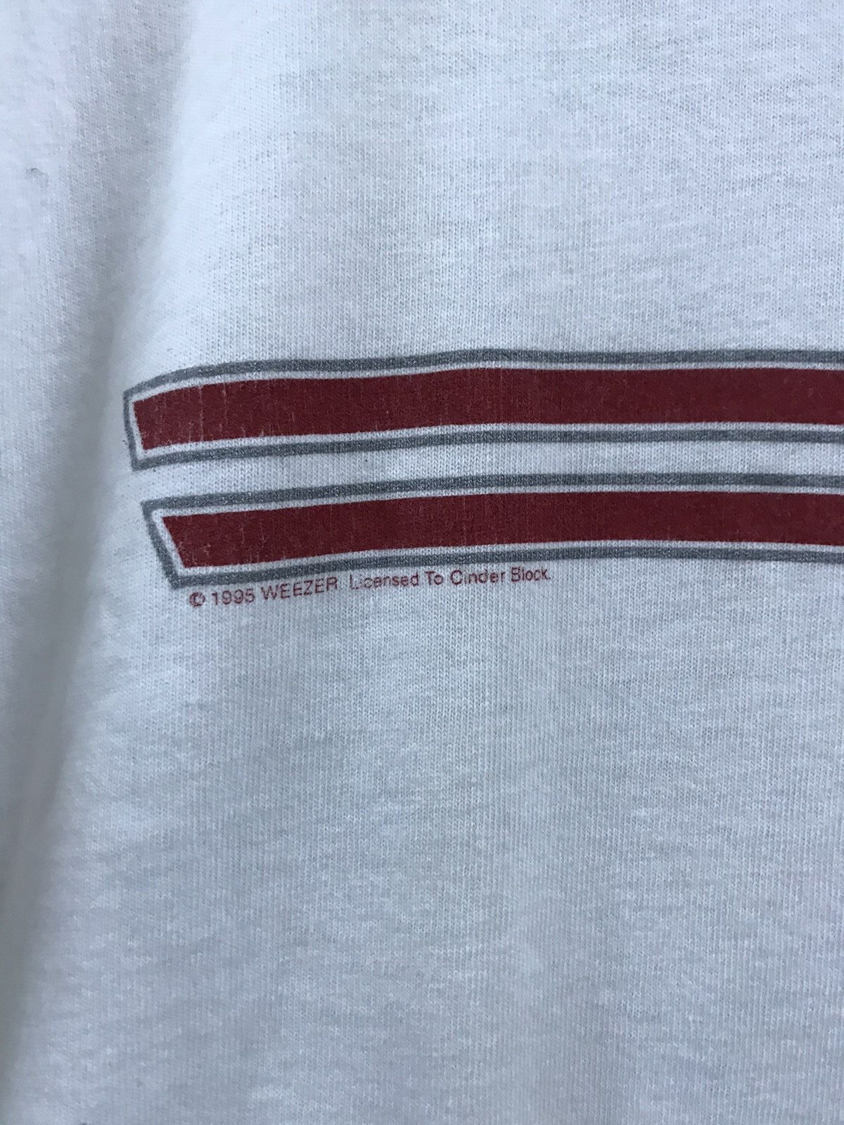Band Tees × Vintage Vintage Rare OG 1995 Weezer Band Tour Tee Size US L / EU 52-54 / 3 - 5 Thumbnail