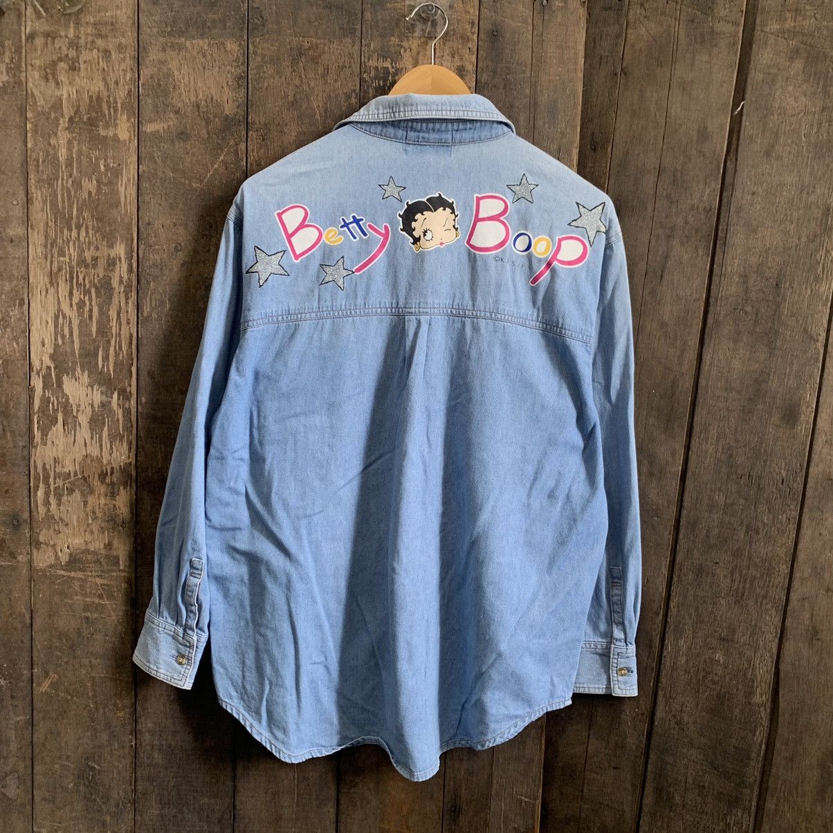 Cartoon Network × Japanese Brand × Vintage Vintage Betty Boop Button Up Shirt Size US M / EU 48-50 / 2 - 8 Thumbnail