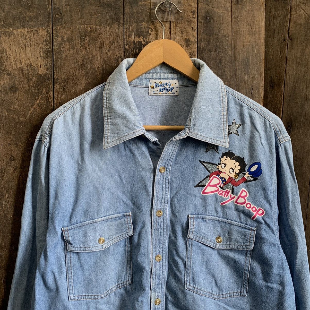 Cartoon Network × Japanese Brand × Vintage Vintage Betty Boop Button Up Shirt Size US M / EU 48-50 / 2 - 3 Thumbnail