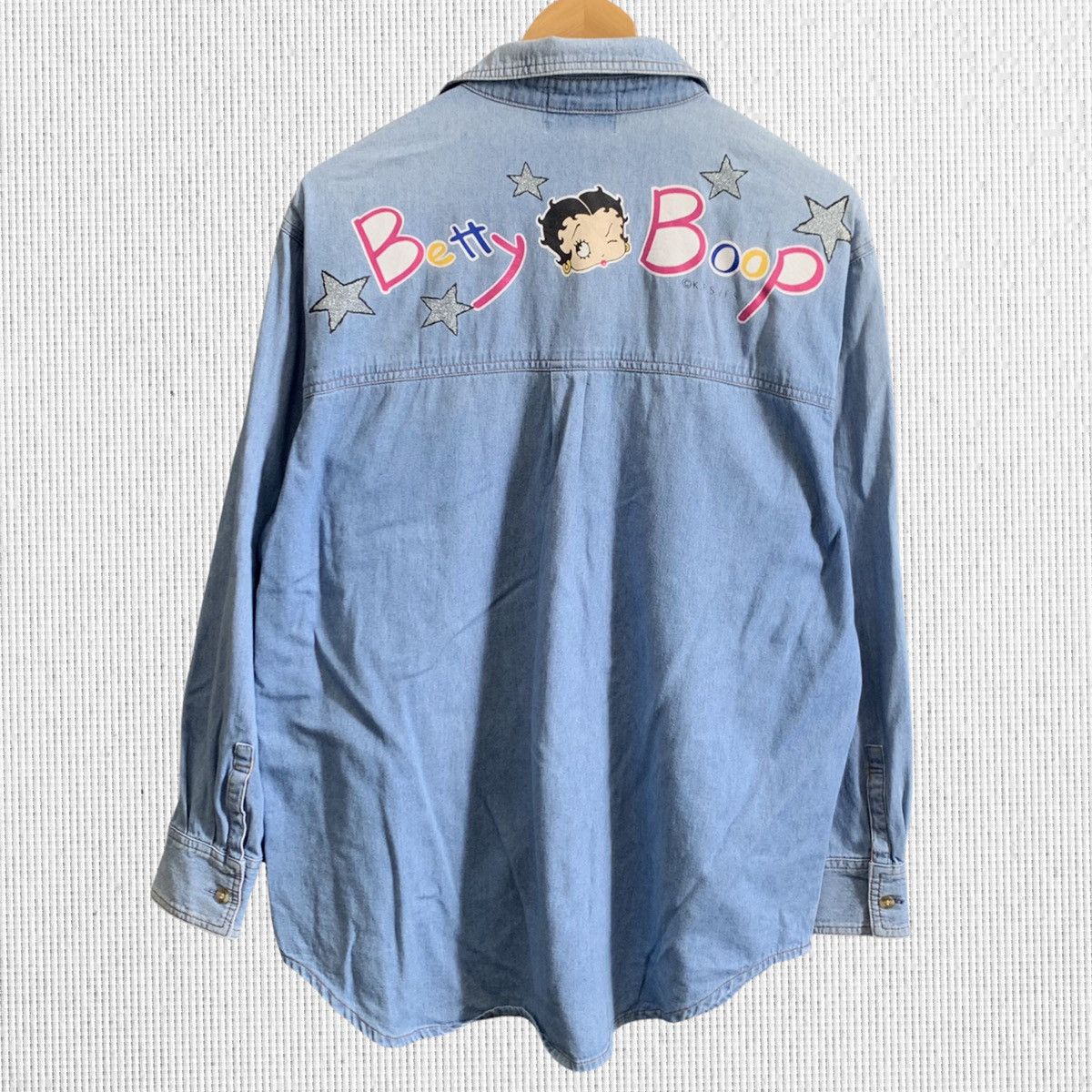 Cartoon Network × Japanese Brand × Vintage Vintage Betty Boop Button Up Shirt Size US M / EU 48-50 / 2 - 2 Thumbnail