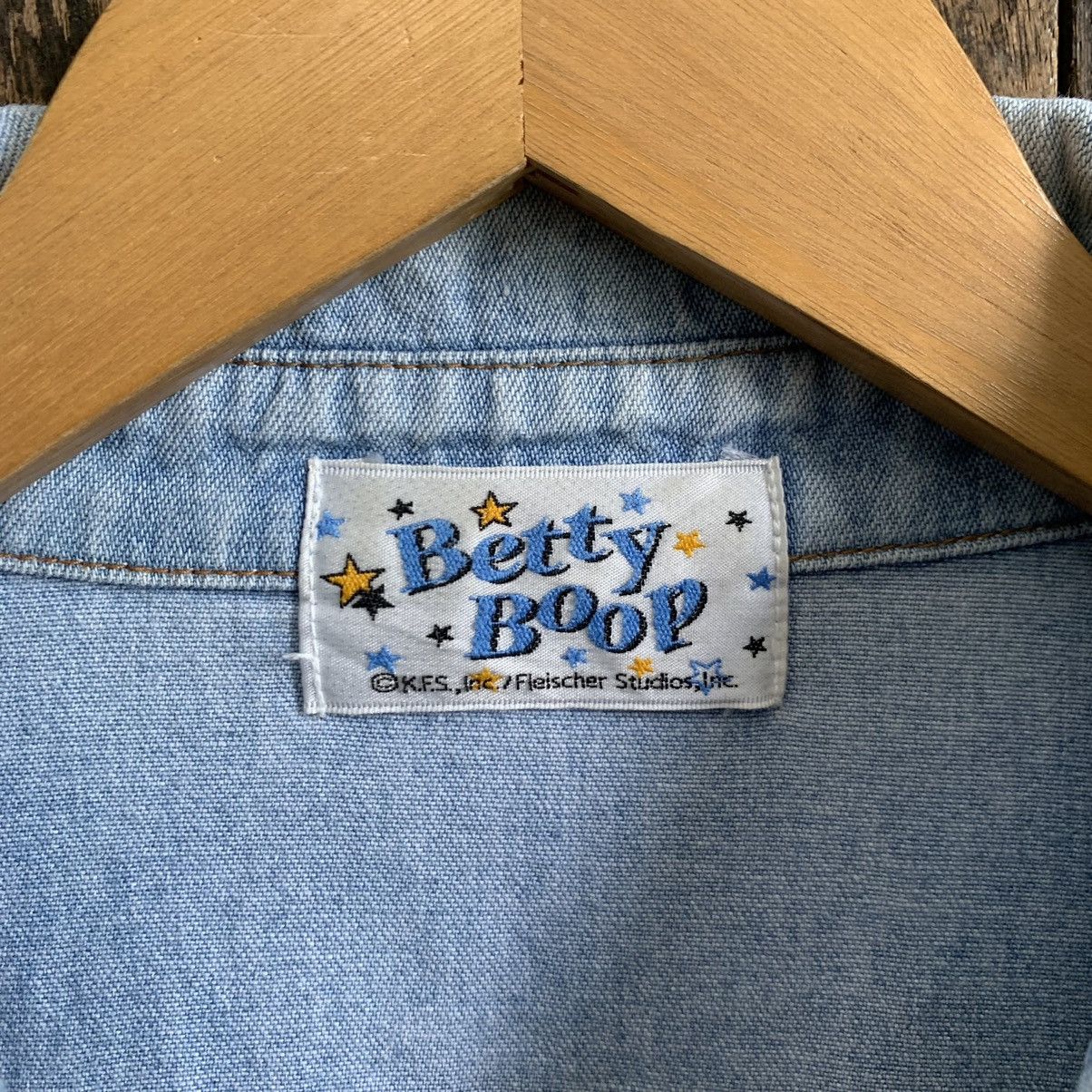 Cartoon Network × Japanese Brand × Vintage Vintage Betty Boop Button Up Shirt Size US M / EU 48-50 / 2 - 5 Thumbnail