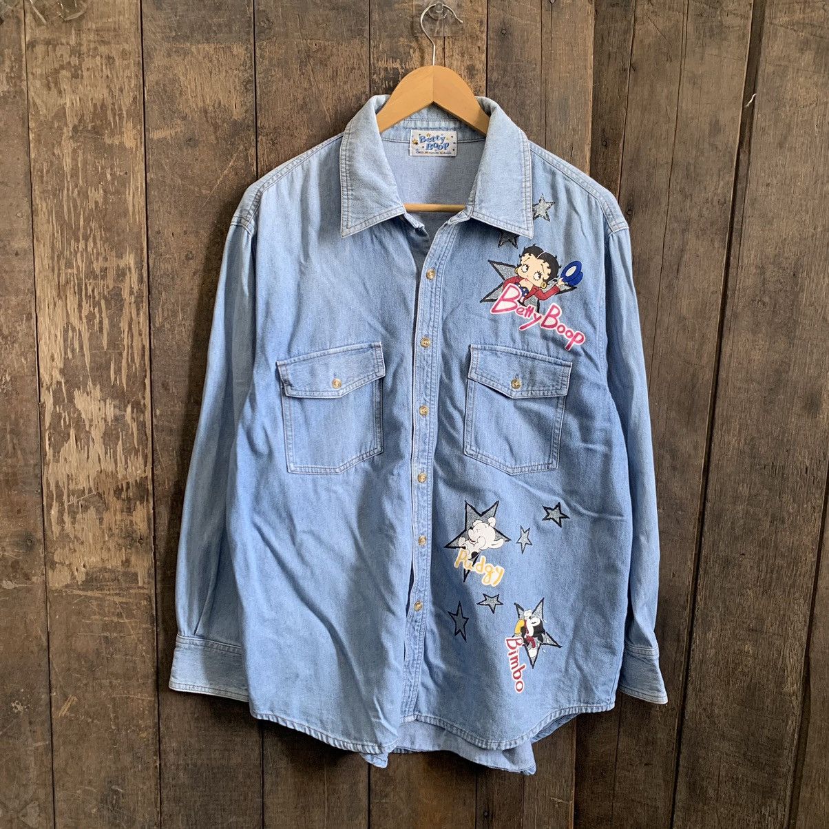 Cartoon Network × Japanese Brand × Vintage Vintage Betty Boop Button Up Shirt Size US M / EU 48-50 / 2 - 10 Thumbnail