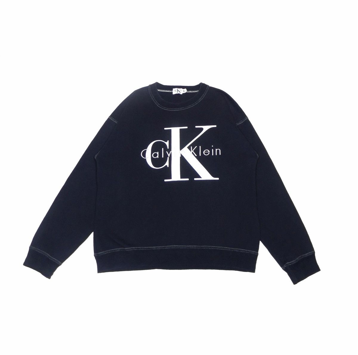 Calvin Klein Vintage Calvin Klein cK Sweatshirt Size US S / EU 44-46 / 1 - 1 Thumbnail