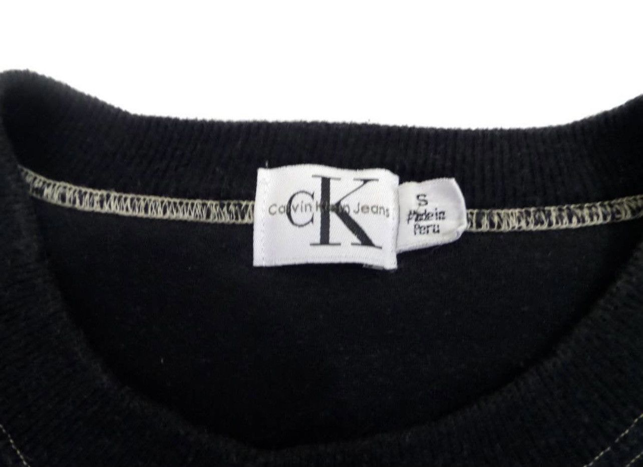 Calvin Klein Vintage Calvin Klein cK Sweatshirt Size US S / EU 44-46 / 1 - 5 Thumbnail