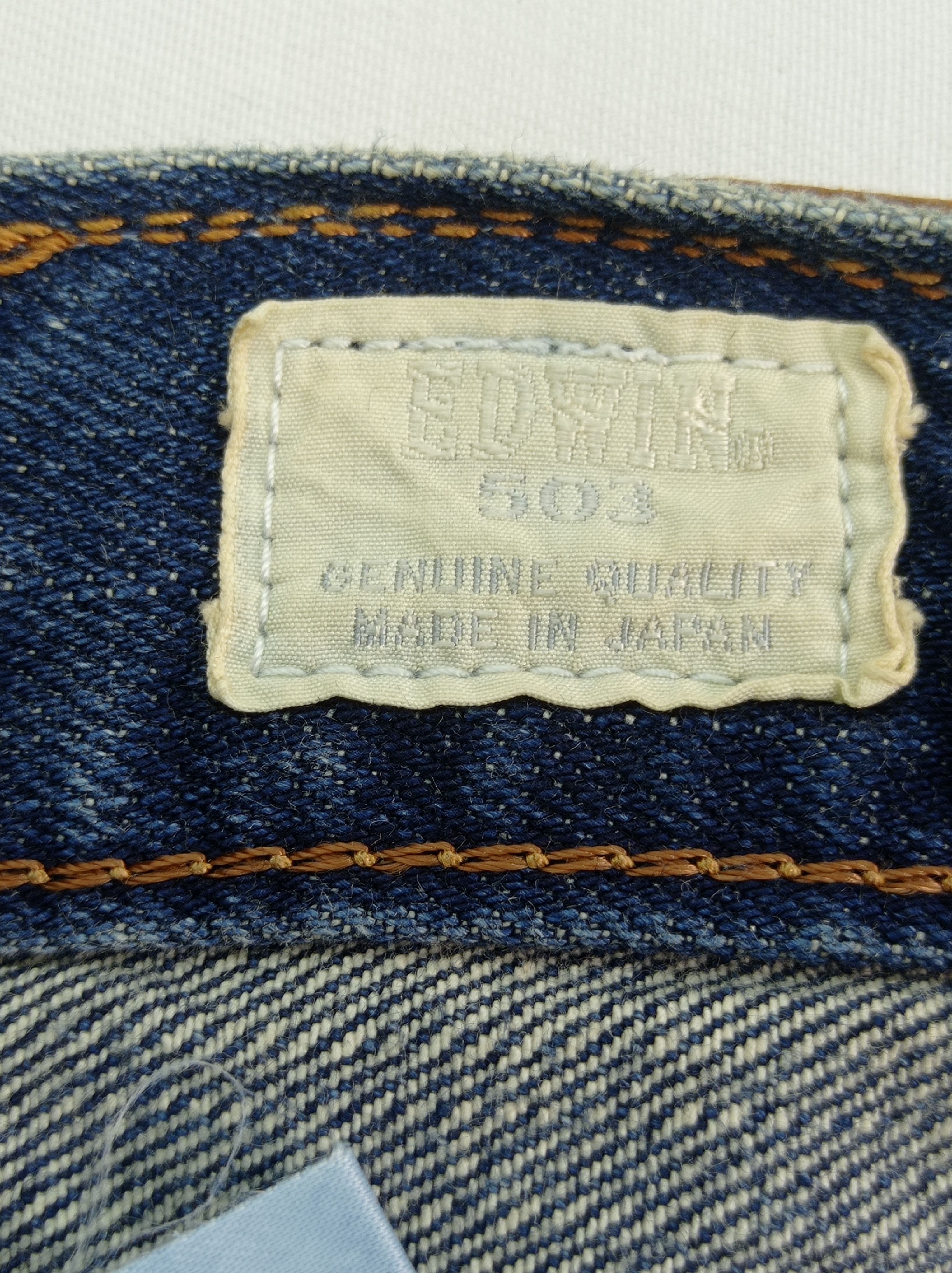 Edwin × Japanese Brand Edwin Distressed Faded Denim Pants Size US 30 / EU 46 - 6 Thumbnail