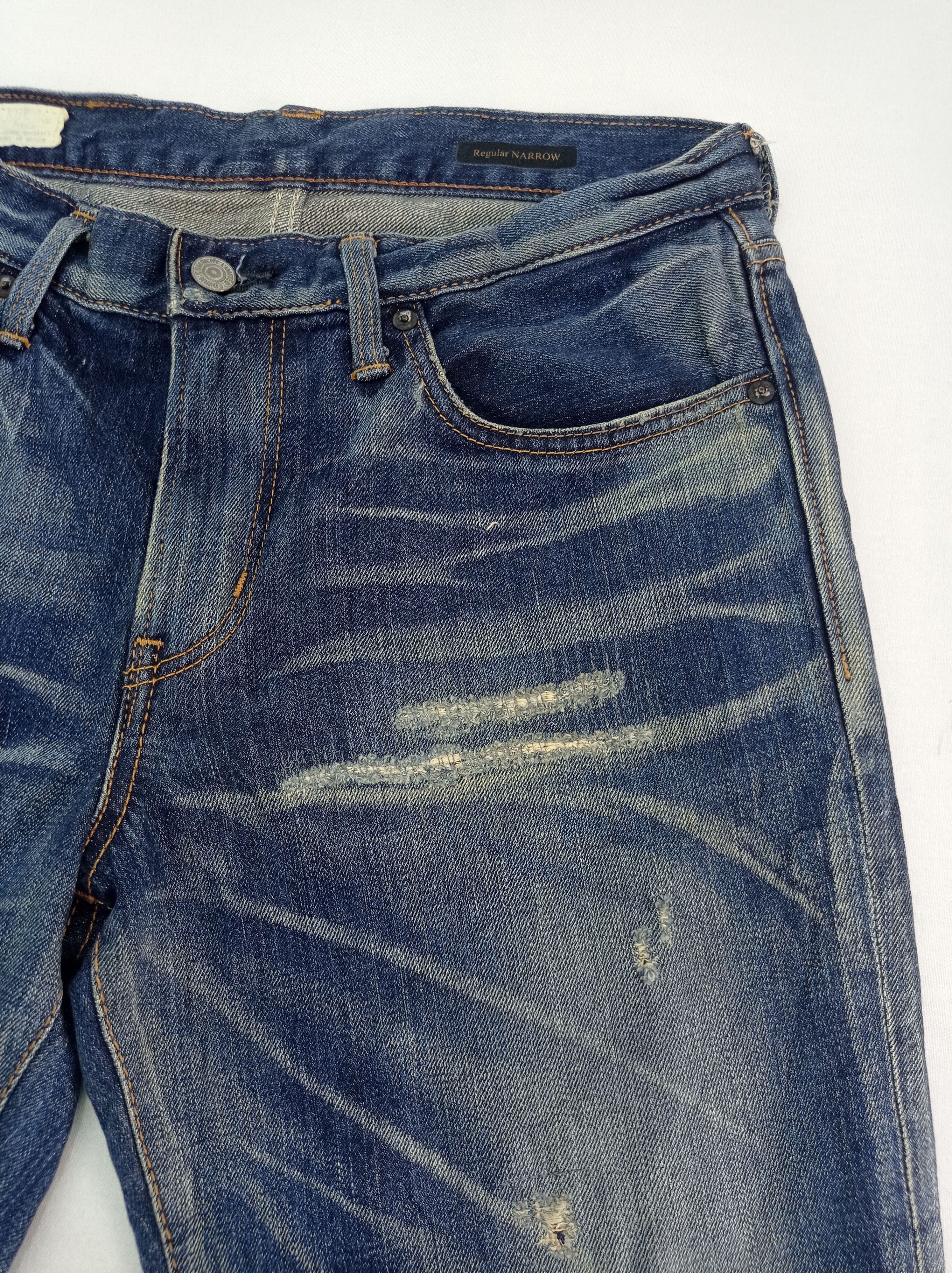 Edwin × Japanese Brand Edwin Distressed Faded Denim Pants Size US 30 / EU 46 - 13 Thumbnail