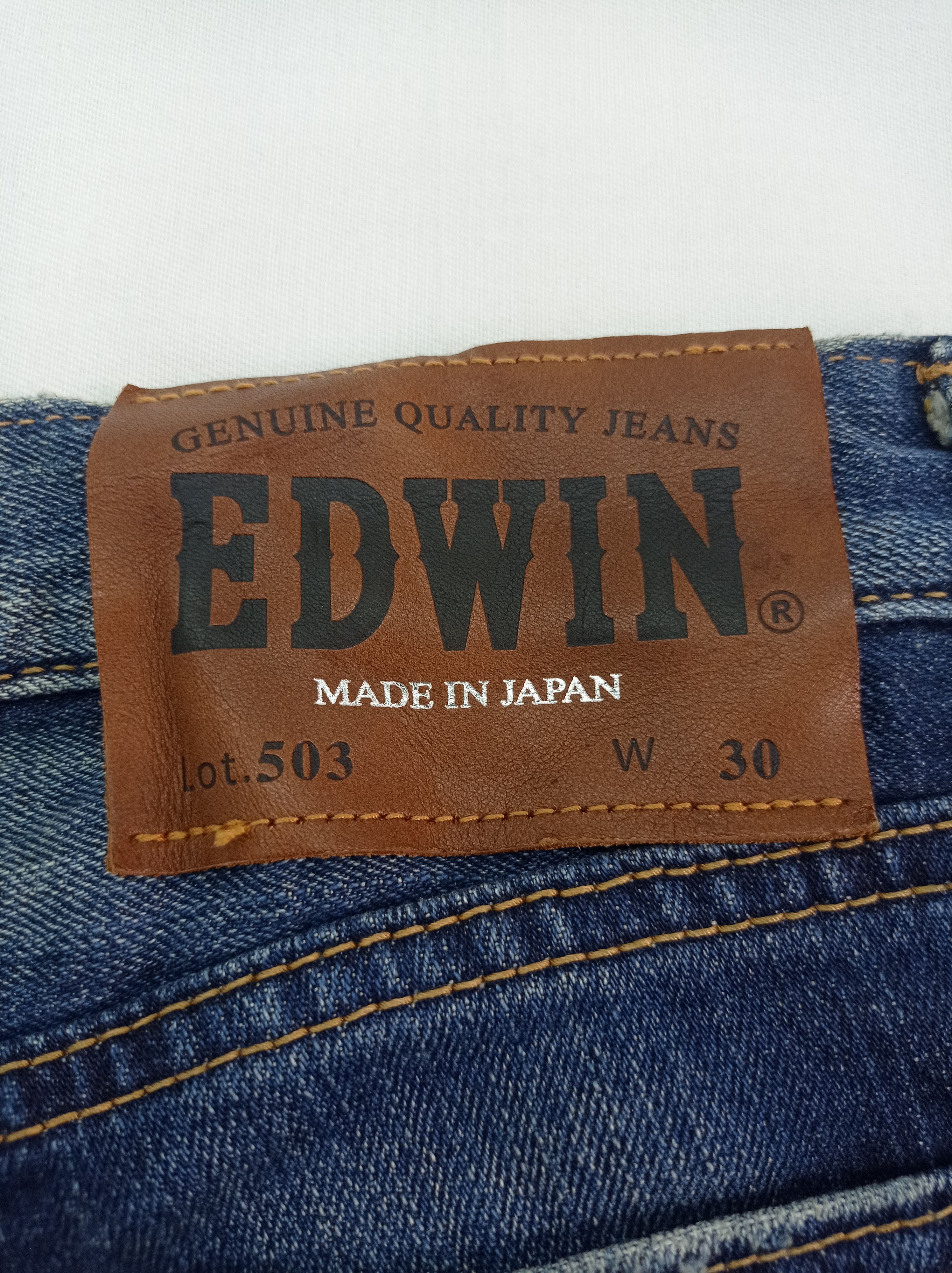 Edwin × Japanese Brand Edwin Distressed Faded Denim Pants Size US 30 / EU 46 - 9 Thumbnail