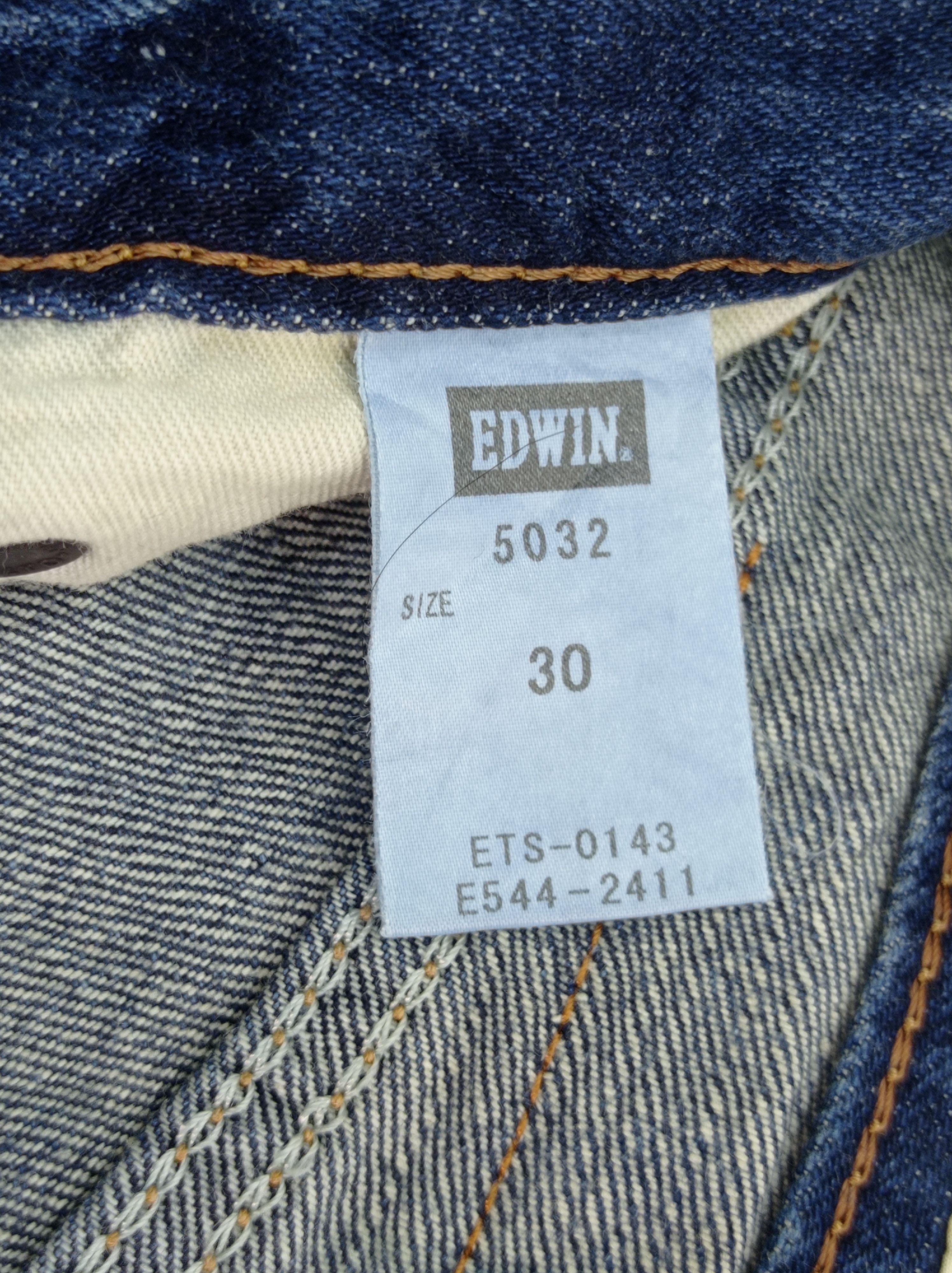 Edwin × Japanese Brand Edwin Distressed Faded Denim Pants Size US 30 / EU 46 - 5 Thumbnail