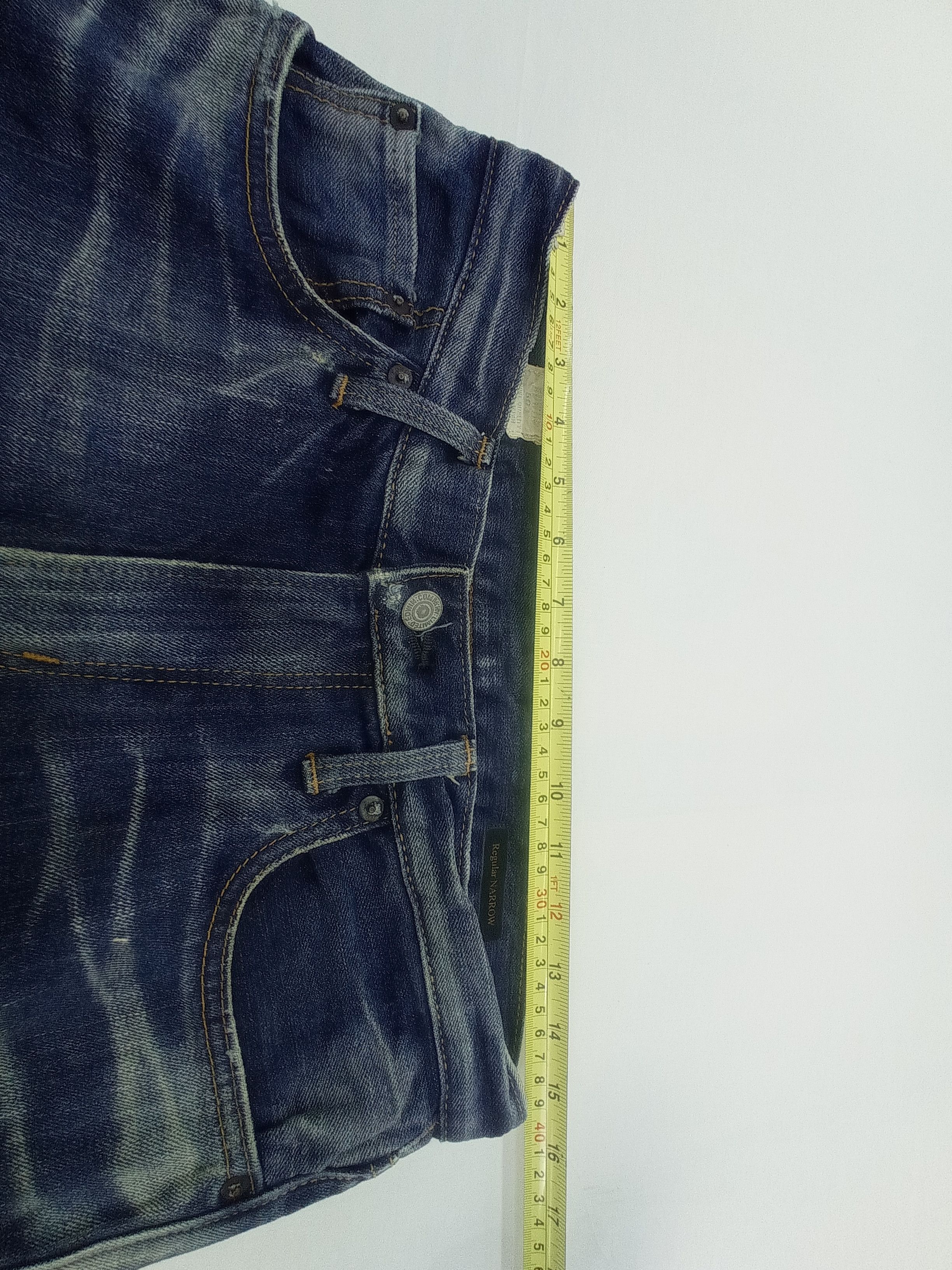 Edwin × Japanese Brand Edwin Distressed Faded Denim Pants Size US 30 / EU 46 - 24 Thumbnail