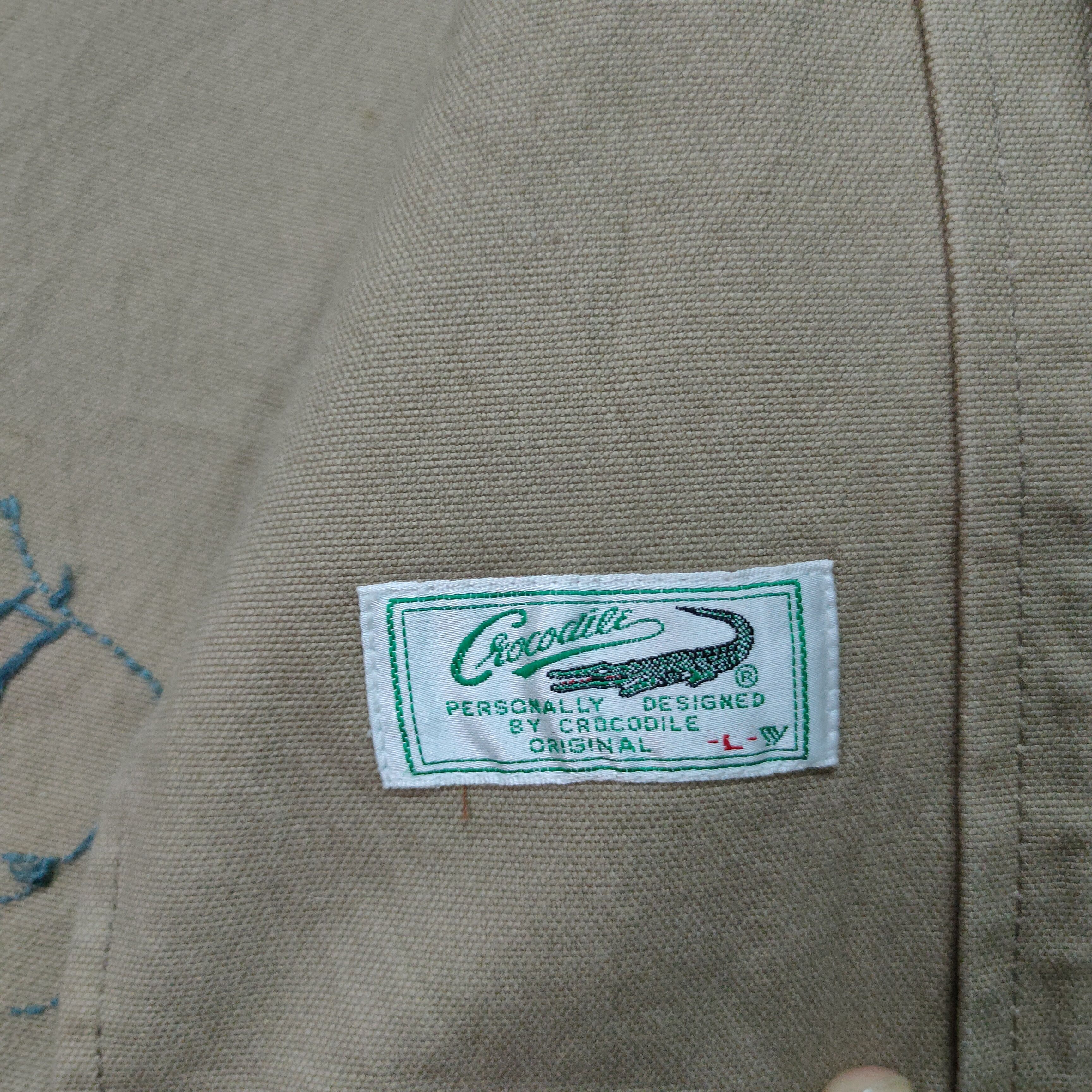 Vintage Vintage Crocodile Small Logo Button Ups Jacket Size US L / EU 52-54 / 3 - 6 Thumbnail