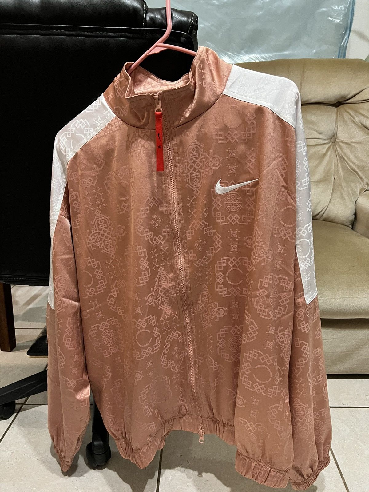 Clot Nike Nike x Clot Rose Gold Silk Track Jacket Grailed