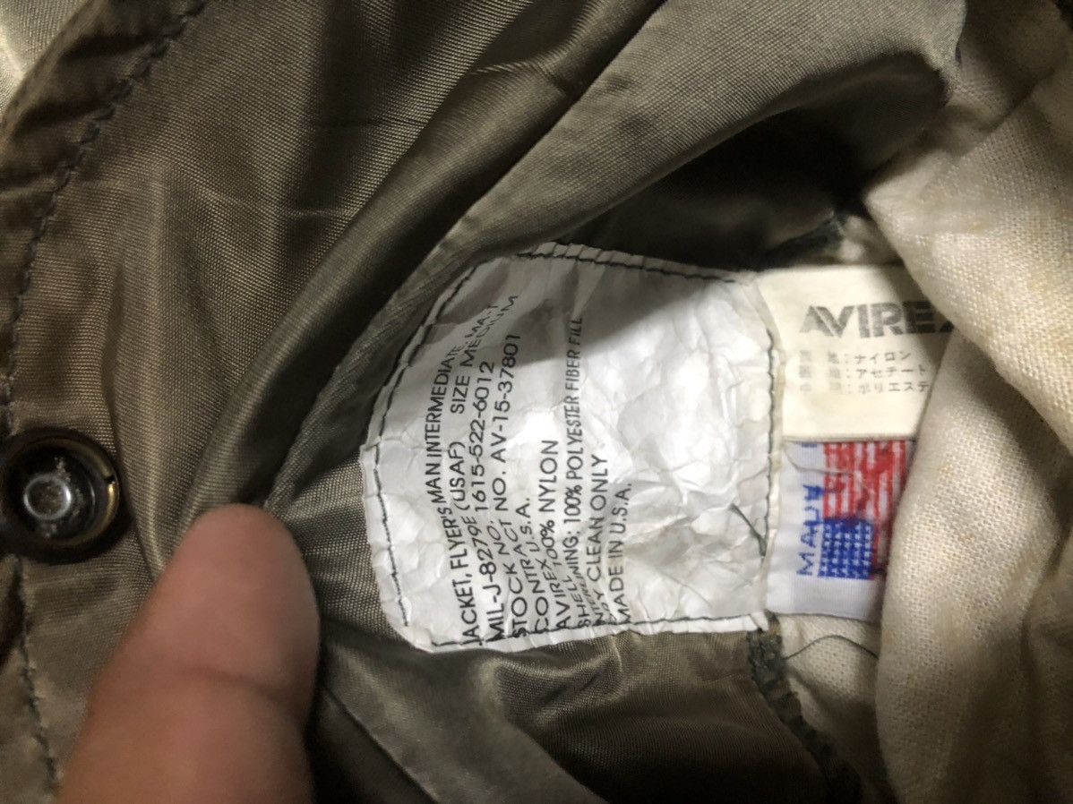 Avirex Vintage 80’s MA 1 Flyers Souvenir Jacket Avirex Vietnam War Size US M / EU 48-50 / 2 - 7 Thumbnail