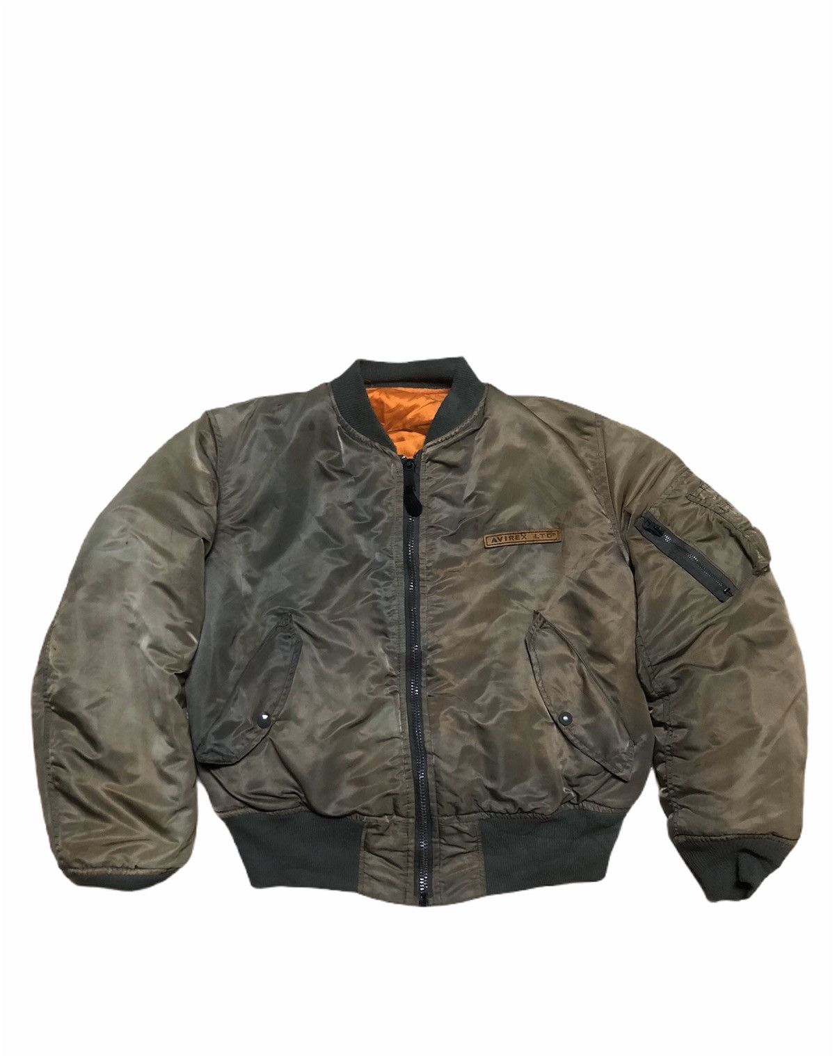 Avirex Vintage 80’s MA 1 Flyers Souvenir Jacket Avirex Vietnam War Size US M / EU 48-50 / 2 - 9 Thumbnail