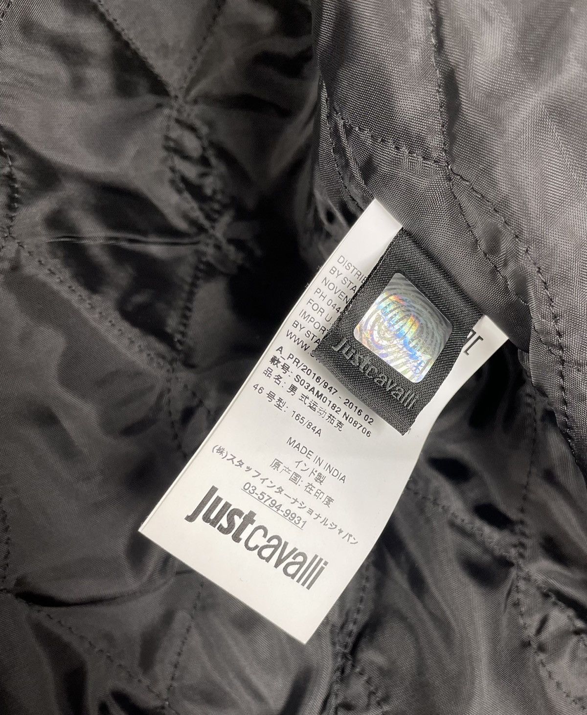 Just Cavalli DS! Just Cavalli Leather Metallic Bomber Jacket Size US S / EU 44-46 / 1 - 7 Thumbnail