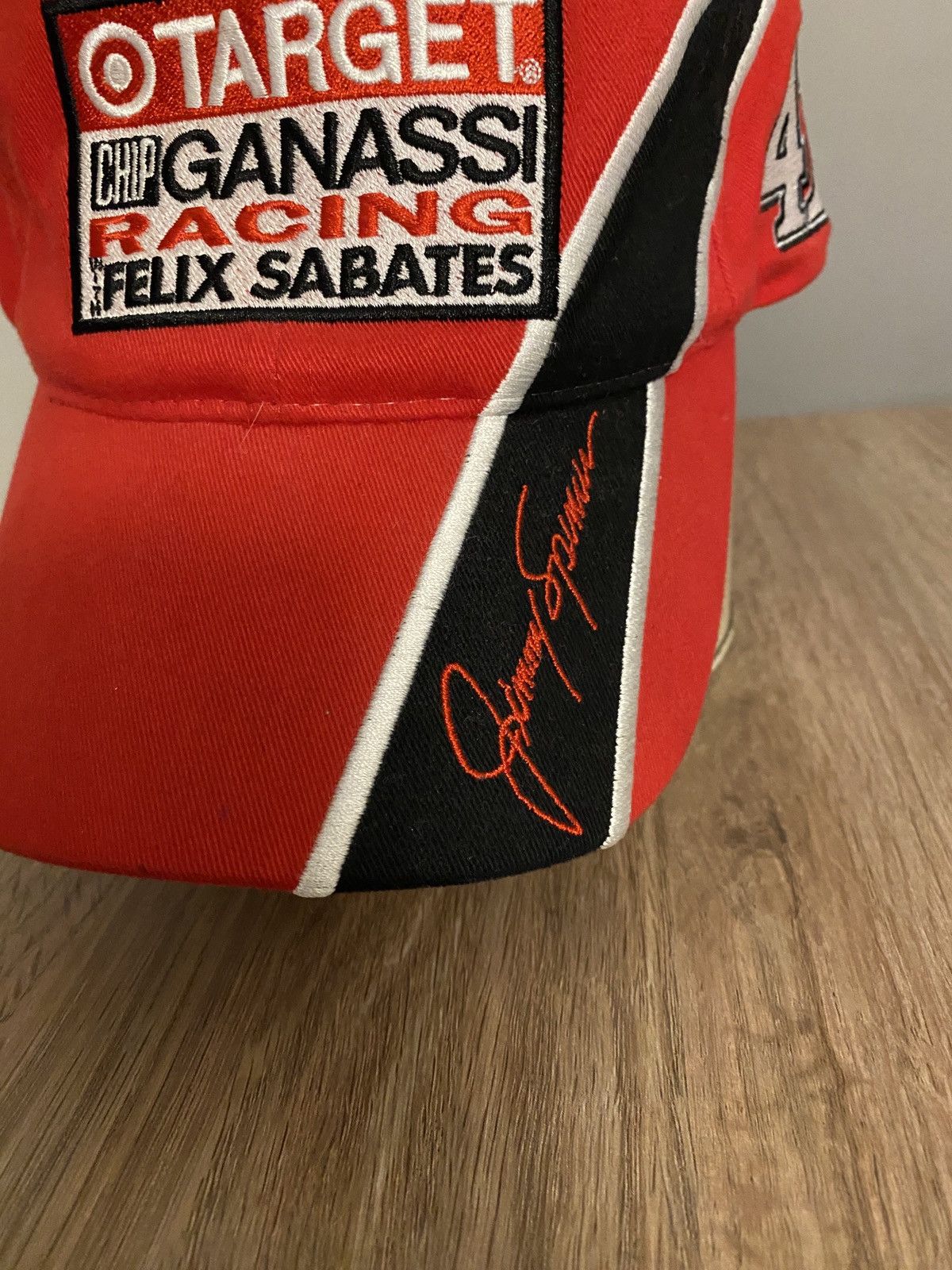Chase Authentics × NASCAR × Vintage Vintage ‘02 Jimmy Spencer NASCAR Dad Hat Strapback Cap Size ONE SIZE - 3 Thumbnail