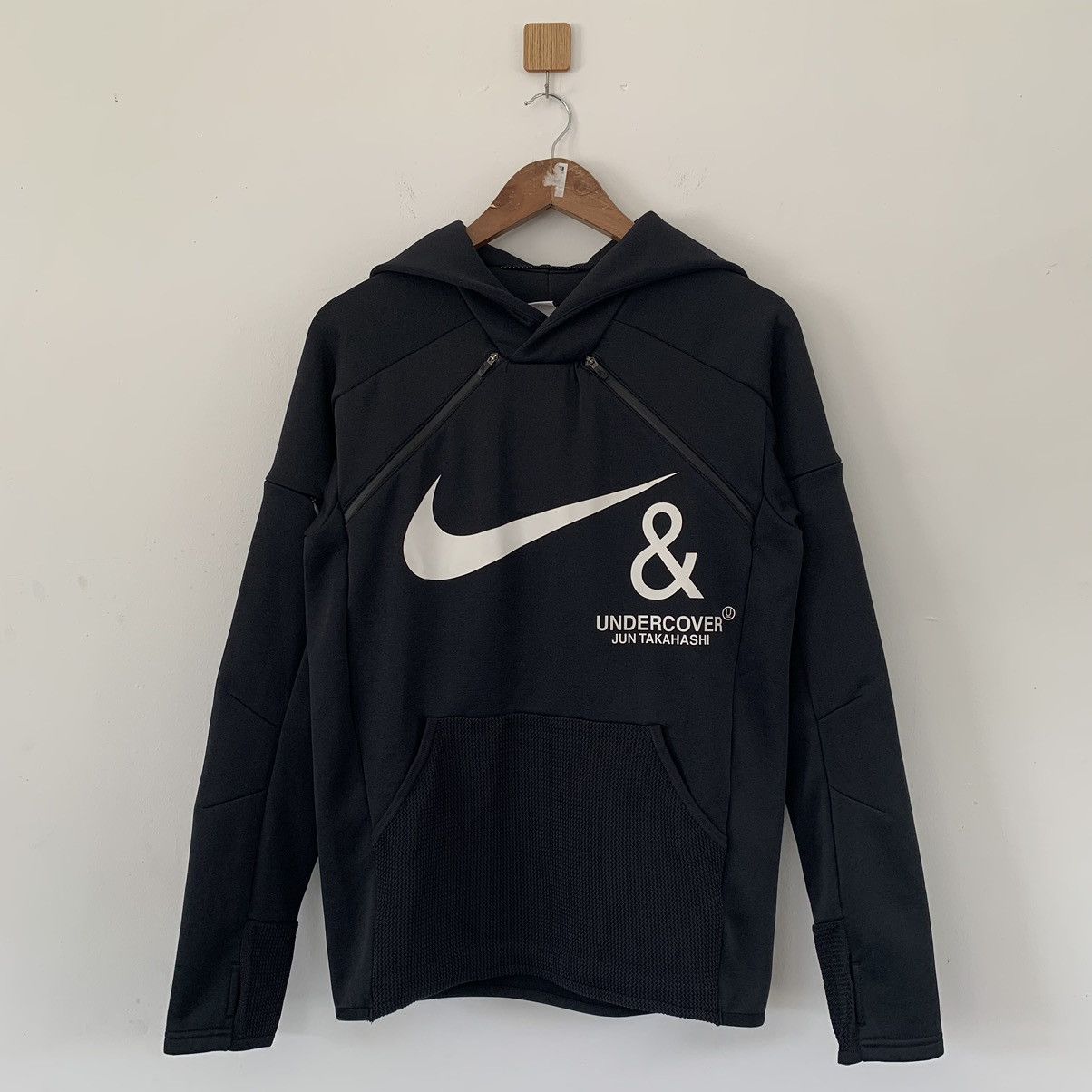 image of Nikelab X Undercover Jun Takahashi Nrg Tc Pull Over Hoodie in Black, Men's (Size Small)