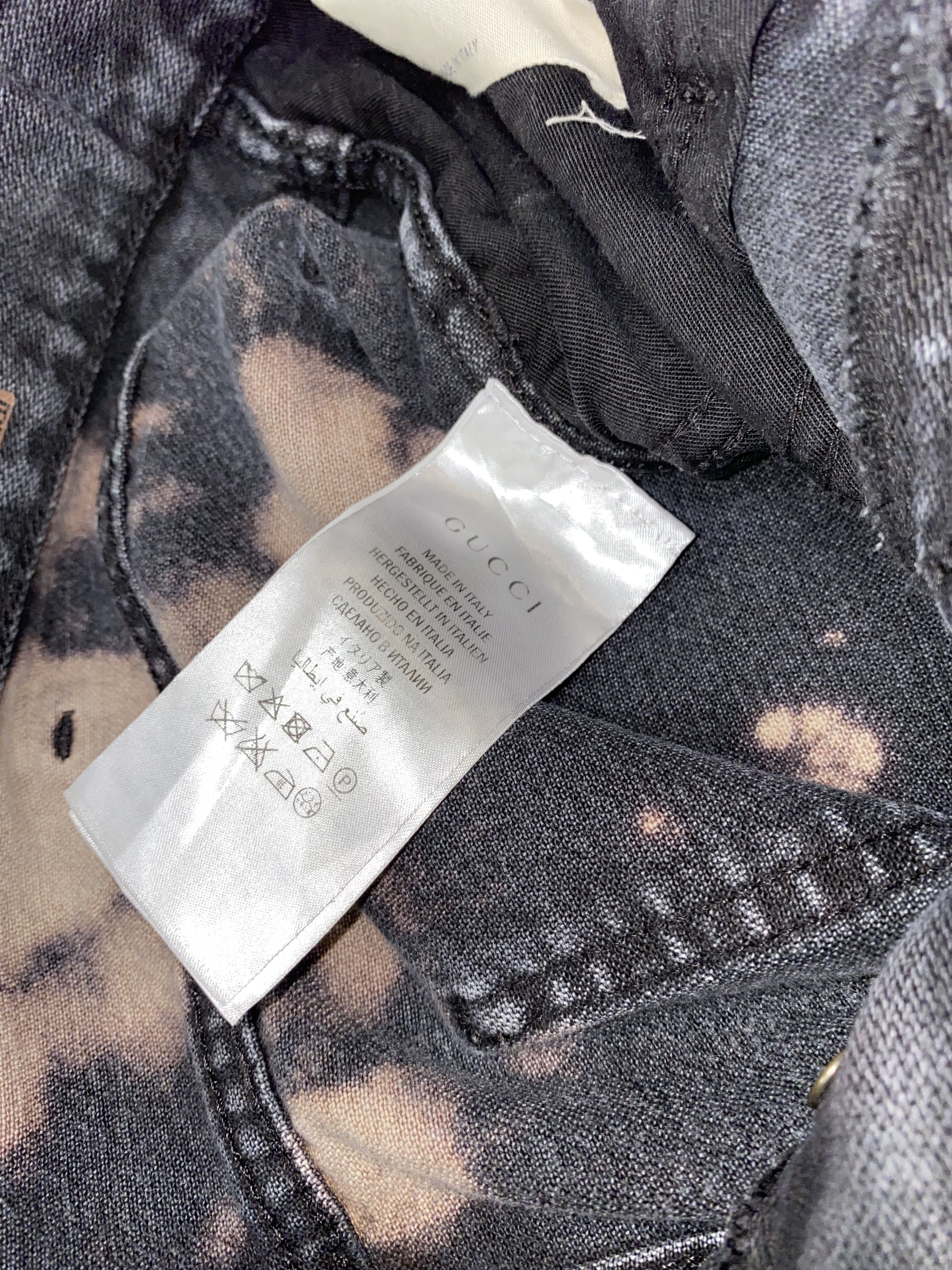 Gucci Rare! Gucci Distressed Acid Bleached Denim Pants Size US 32 / EU 48 - 18 Thumbnail