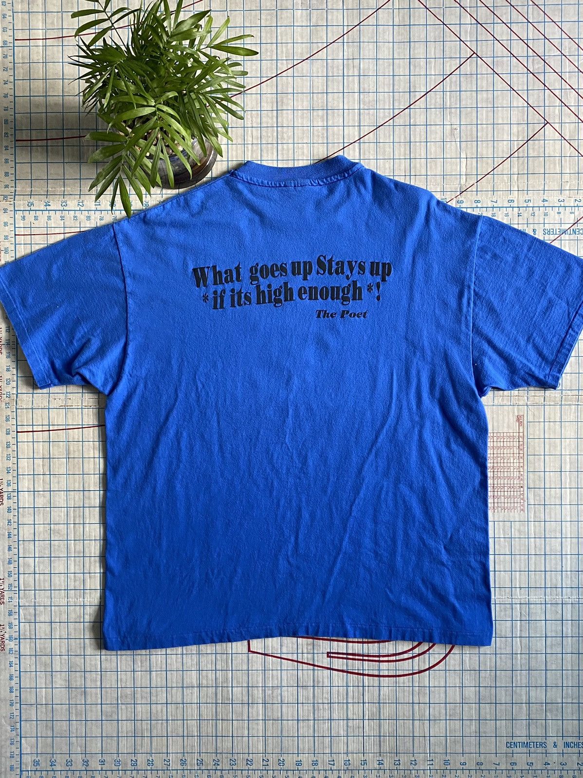 Vintage Vintage Funny Weed Poem Graphic Tee Size XL 420 Humor Size US XL / EU 56 / 4 - 9 Thumbnail