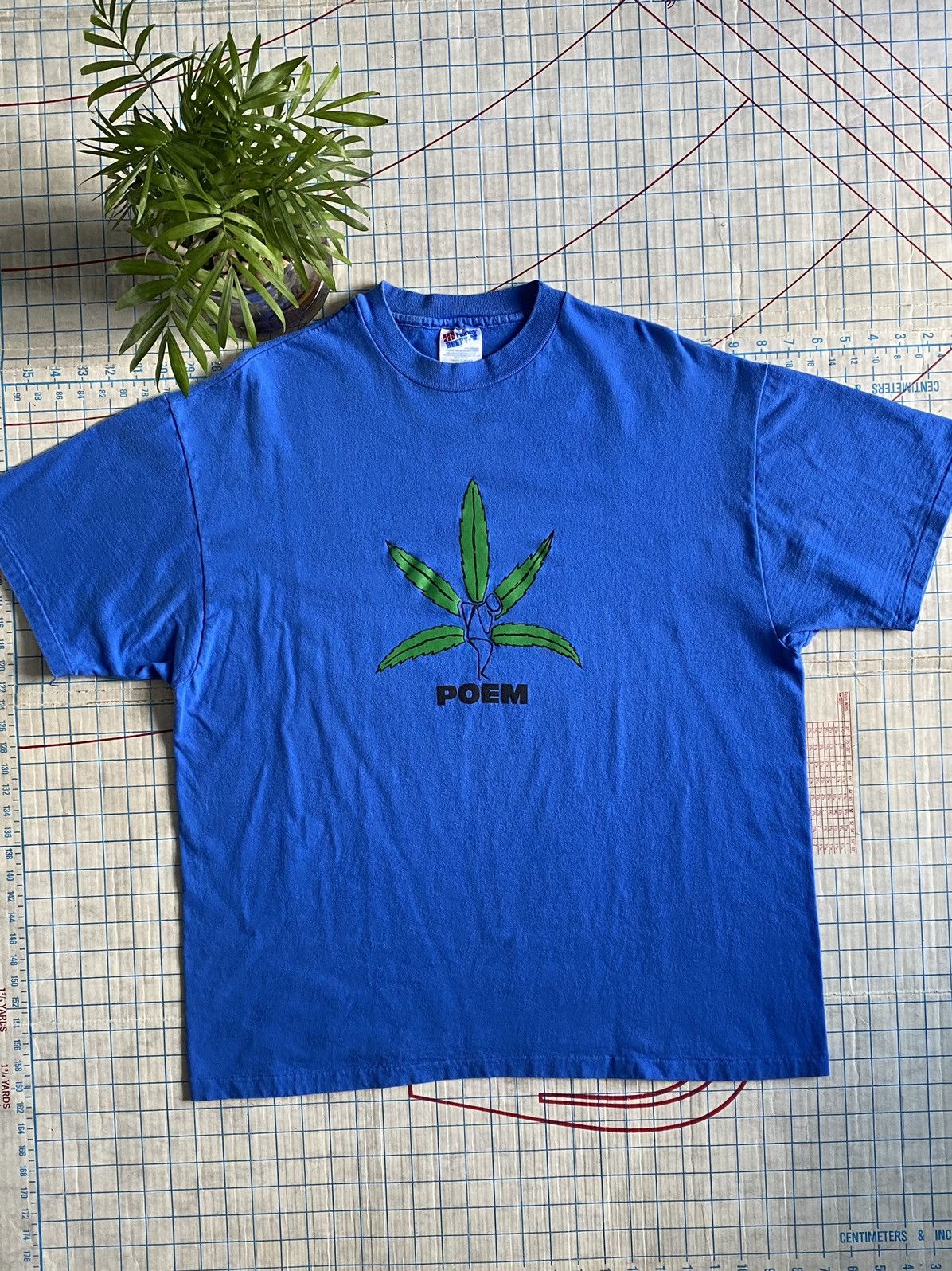 Vintage Vintage Funny Weed Poem Graphic Tee Size XL 420 Humor Size US XL / EU 56 / 4 - 2 Thumbnail