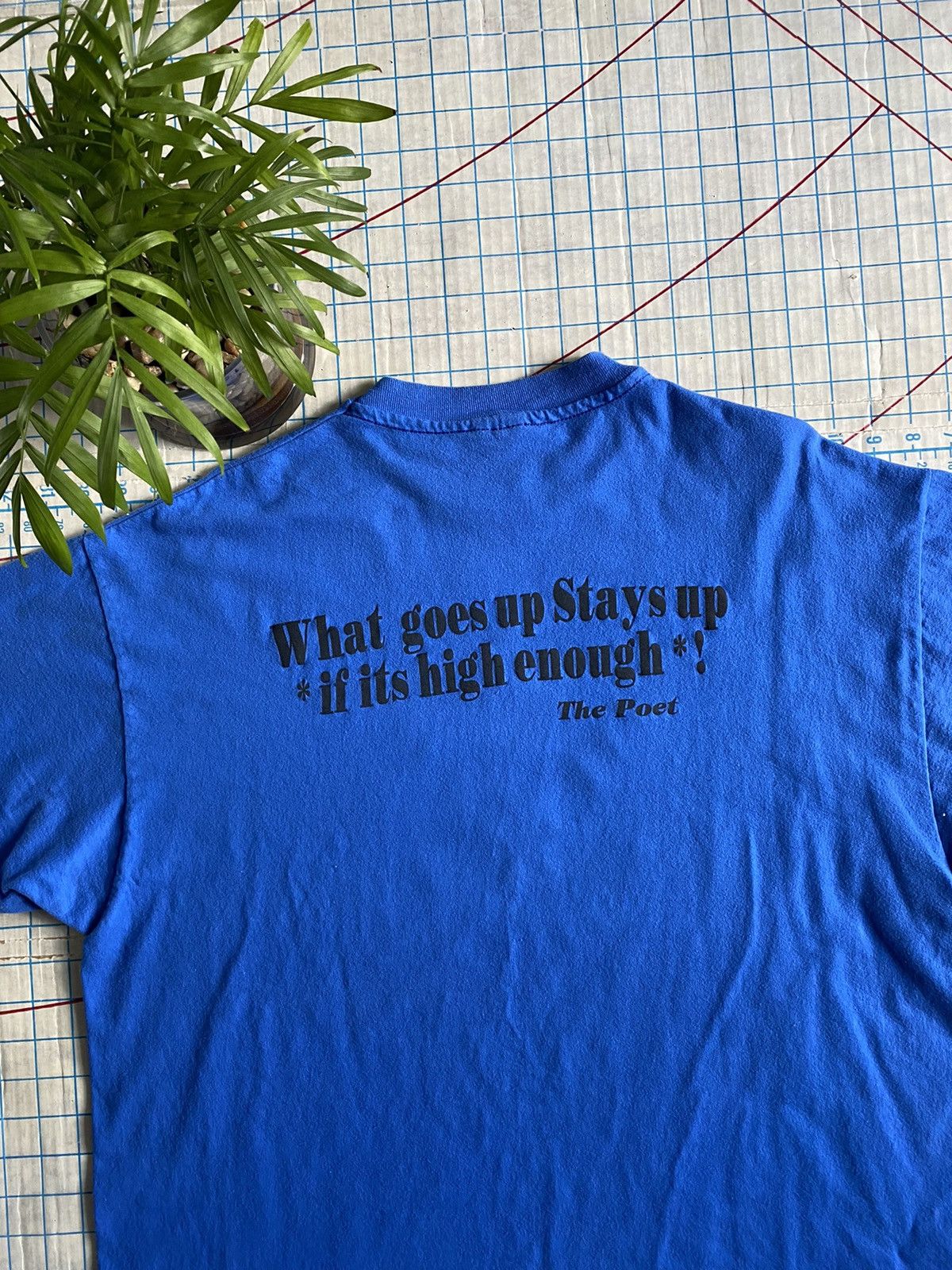 Vintage Vintage Funny Weed Poem Graphic Tee Size XL 420 Humor Size US XL / EU 56 / 4 - 10 Thumbnail