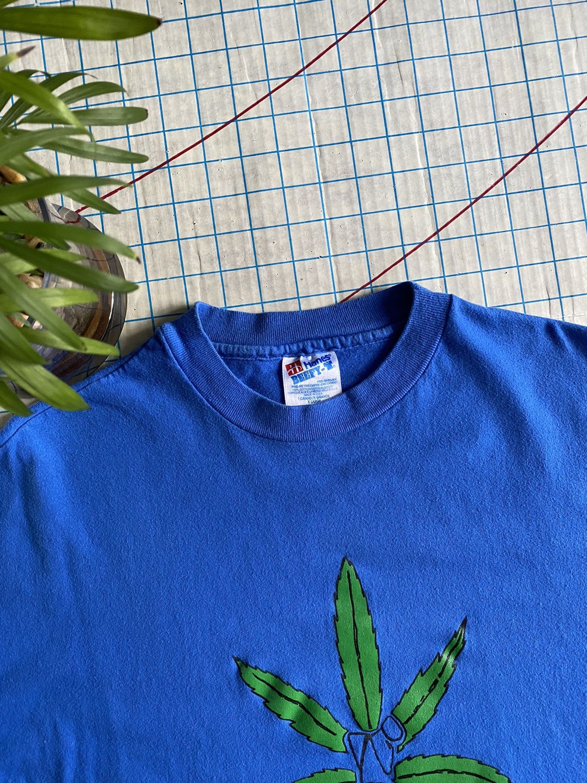 Vintage Vintage Funny Weed Poem Graphic Tee Size XL 420 Humor Size US XL / EU 56 / 4 - 7 Thumbnail