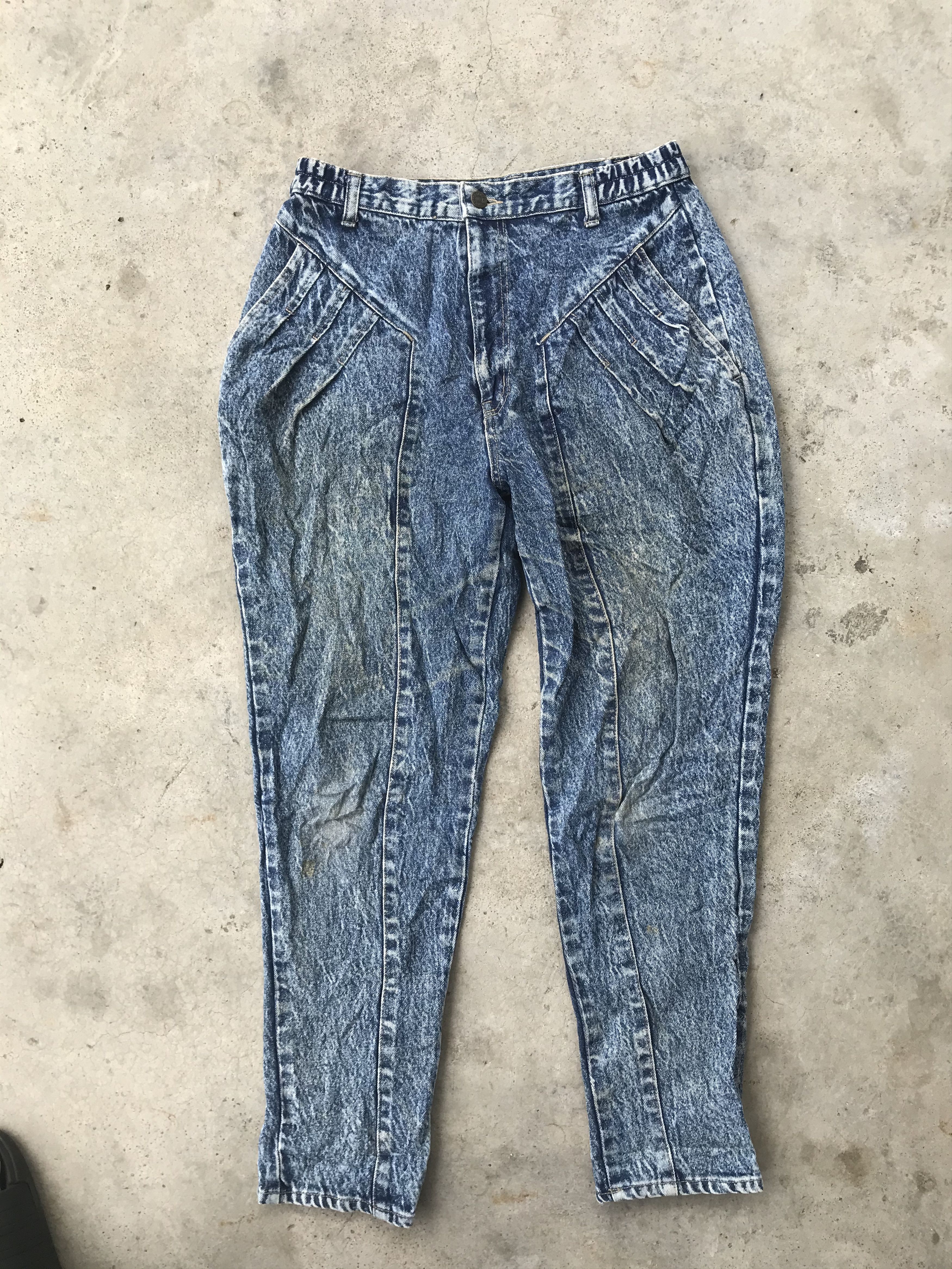 Japanese Brand Vintage Cetra acid wash denim jeans Size US 28 / EU 44 - 1 Thumbnail
