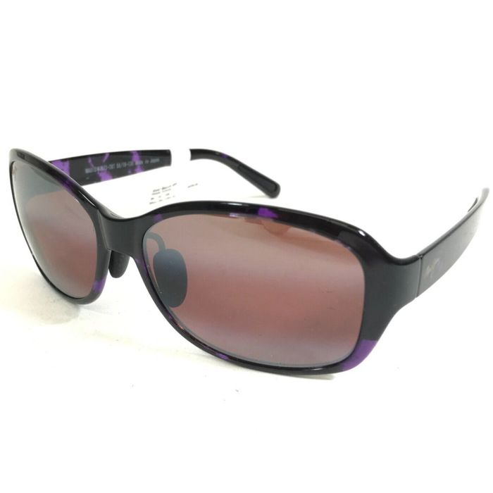 Maui Jim Maui Jim Sunglasses Koki Beach MJ433-28T Purple Black Tortoise ...