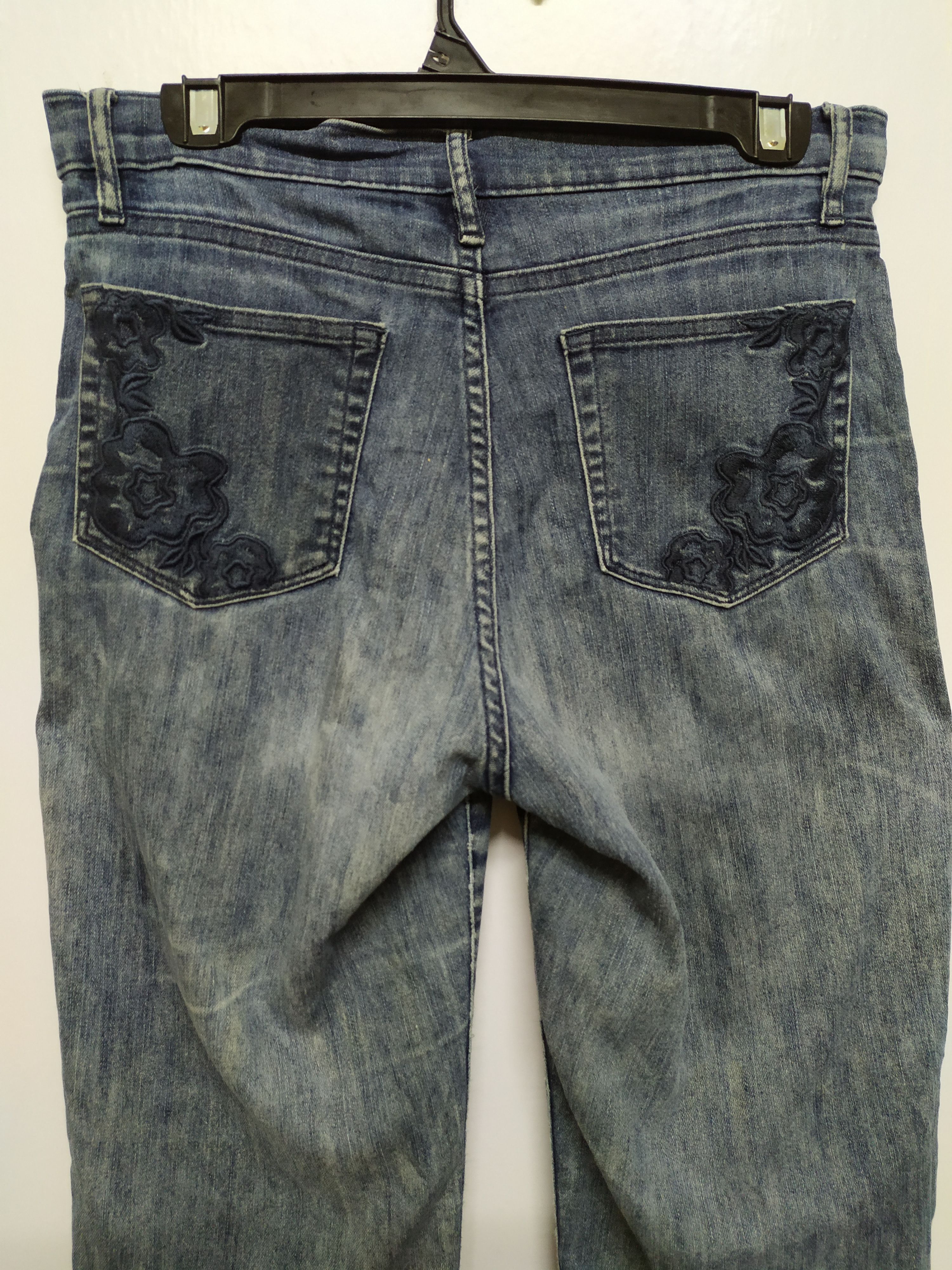 Jean × Lee LEE DISTRESSED DENIM JEAN PANTS Size US 30 / EU 46 - 9 Thumbnail