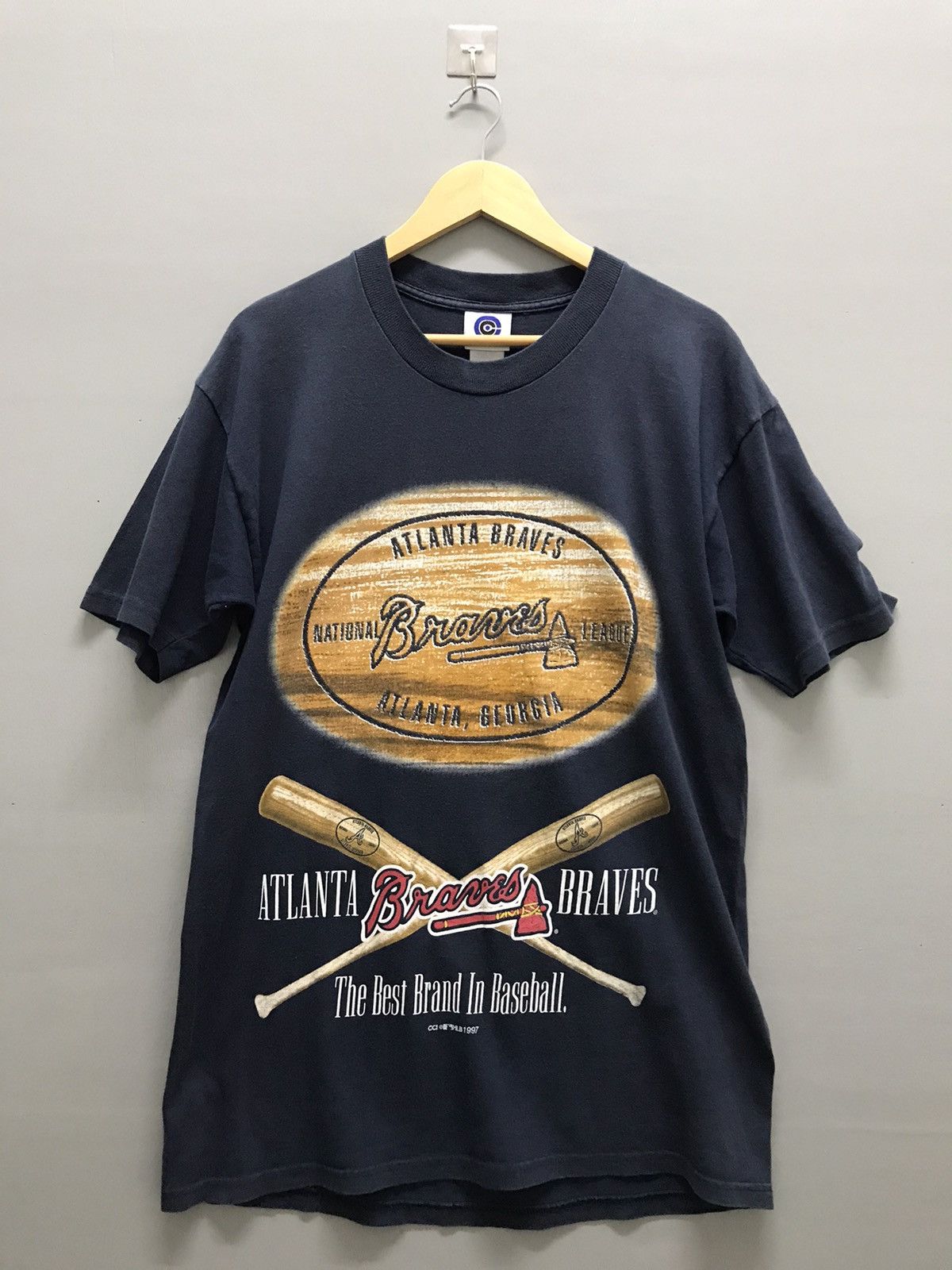 MLB × Vintage Vintage 90s Atlanta Braves Baseball Tee Size US L / EU 52-54 / 3 - 1 Thumbnail