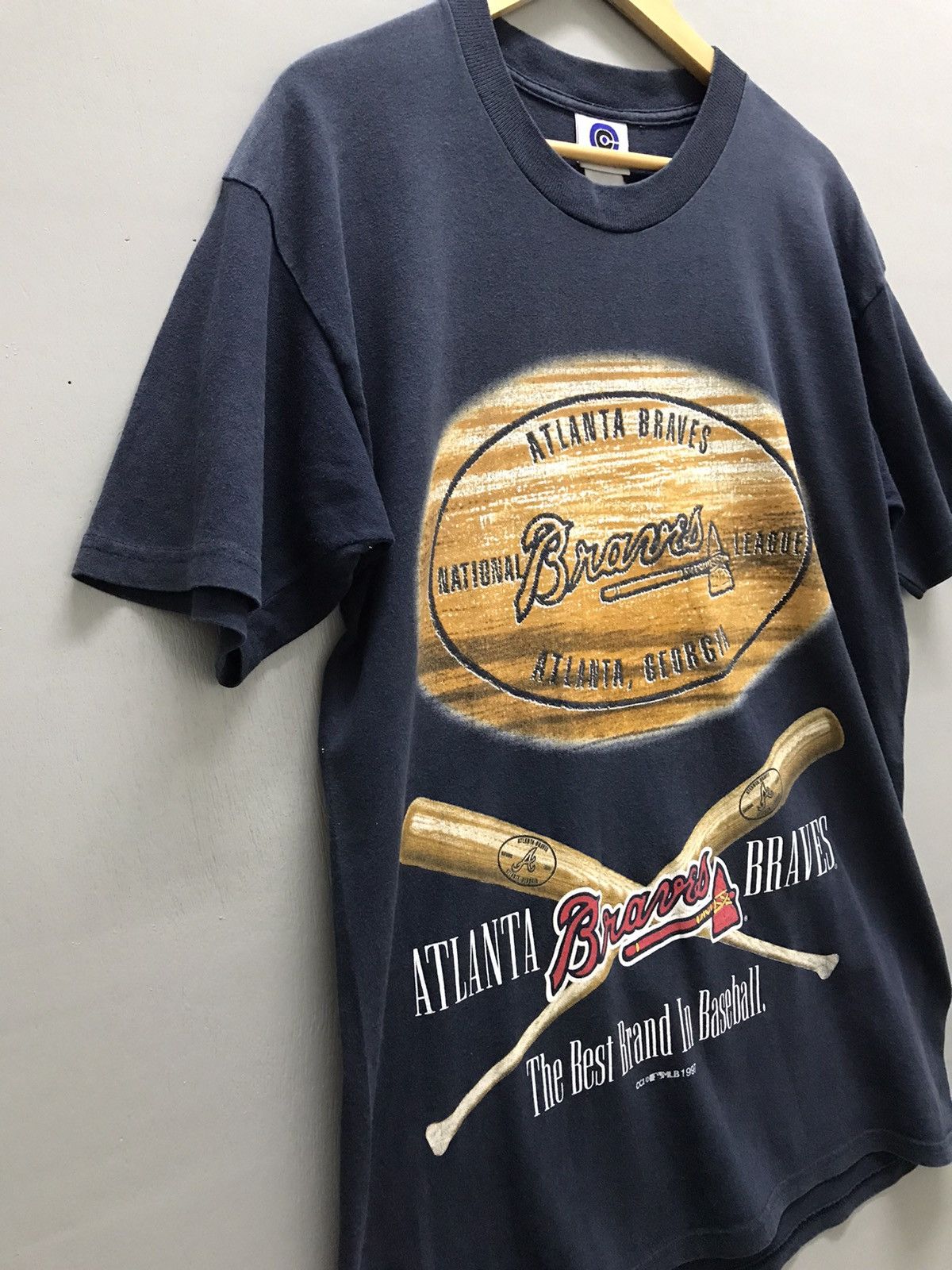 MLB × Vintage Vintage 90s Atlanta Braves Baseball Tee Size US L / EU 52-54 / 3 - 2 Thumbnail