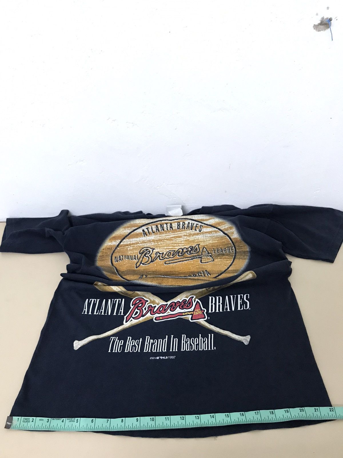 MLB × Vintage Vintage 90s Atlanta Braves Baseball Tee Size US L / EU 52-54 / 3 - 6 Thumbnail