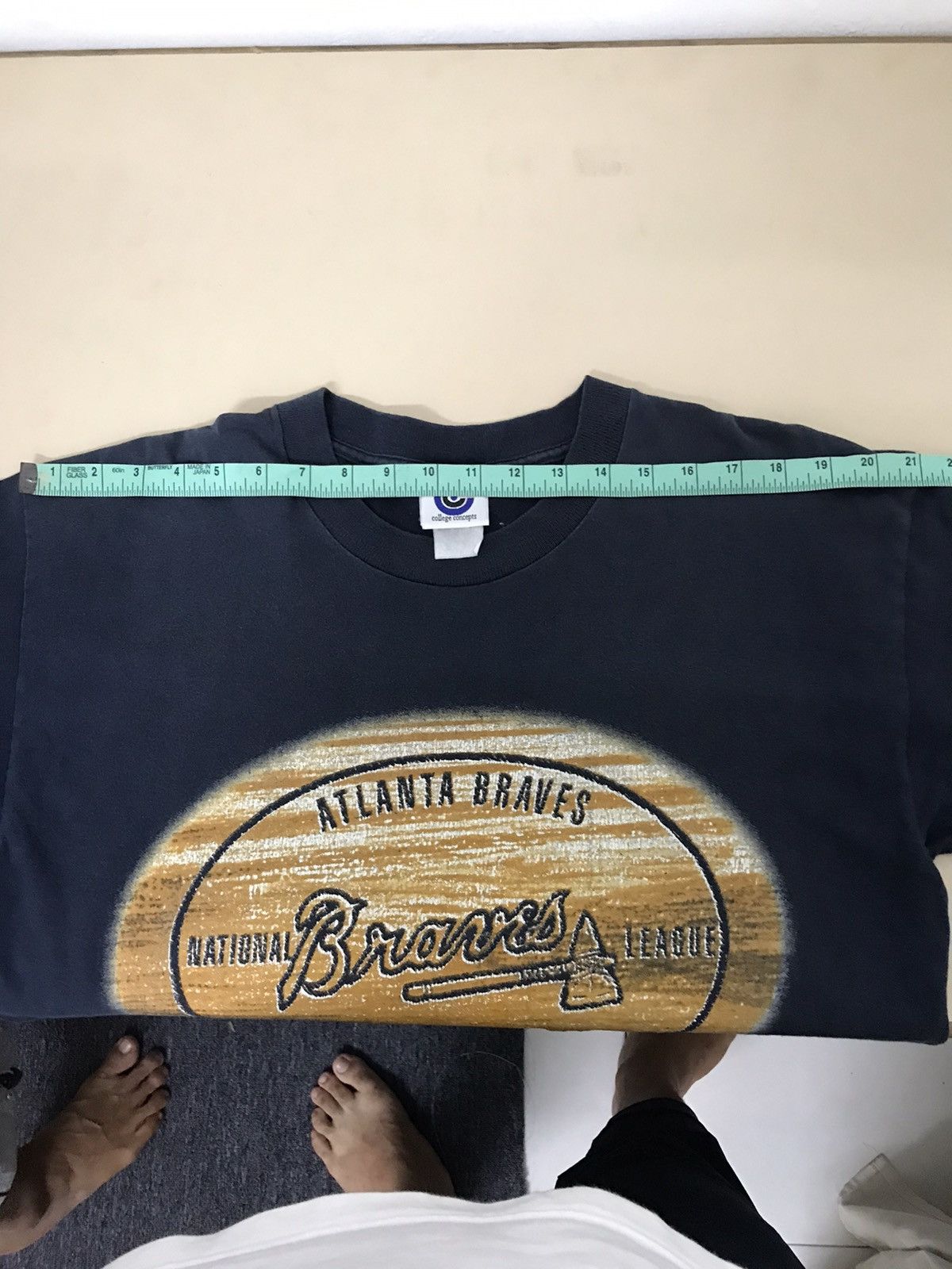 MLB × Vintage Vintage 90s Atlanta Braves Baseball Tee Size US L / EU 52-54 / 3 - 8 Thumbnail