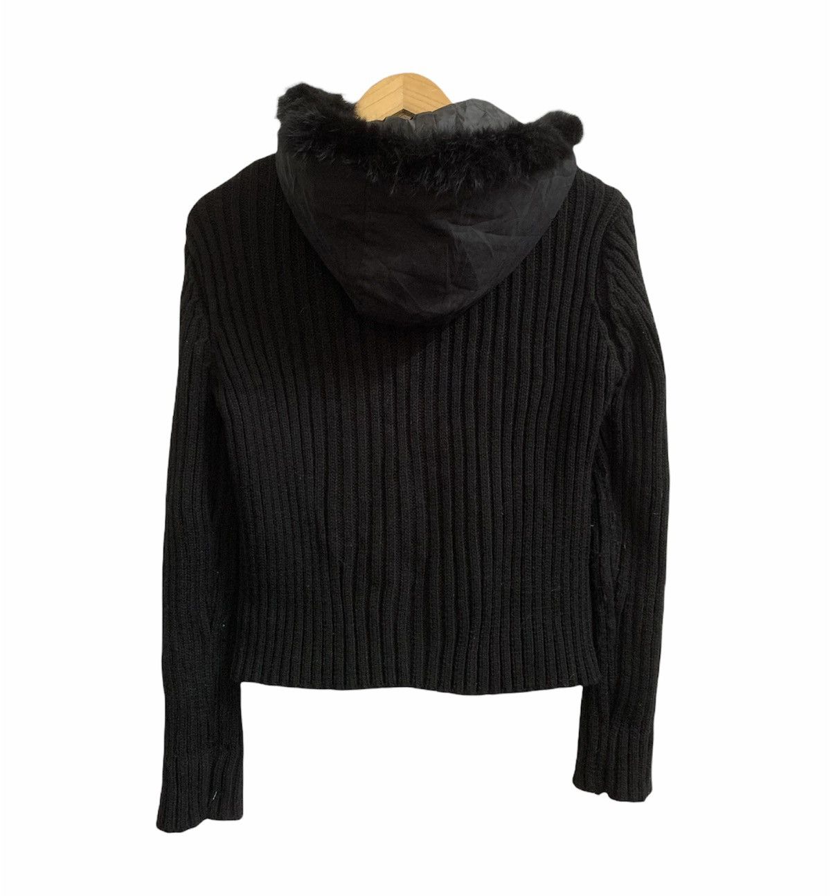 If Six Was Nine ⚡️St. Chris Crop Knit Fur Hoodie Jacket Size S / US 4 / IT 40 - 9 Thumbnail